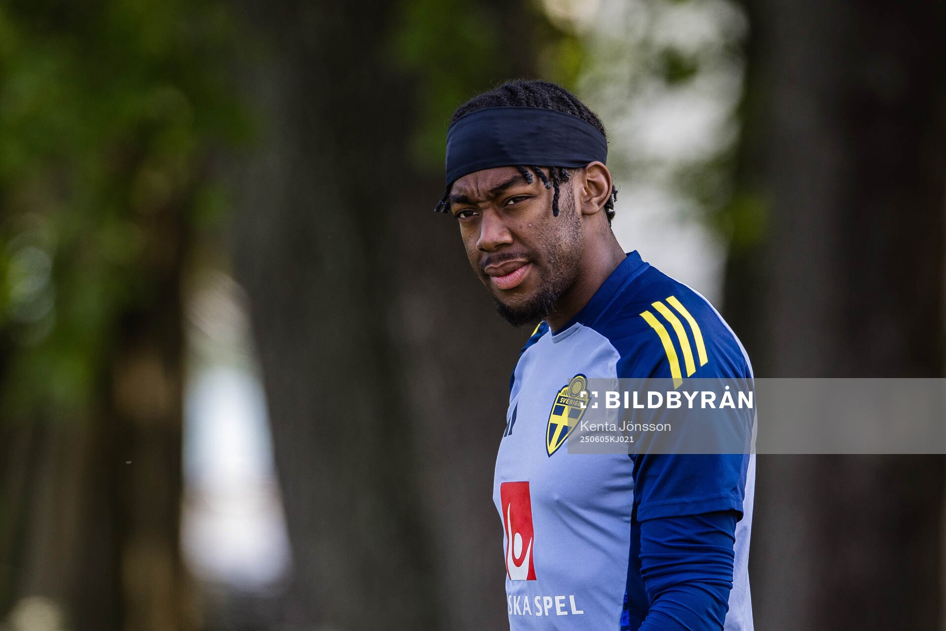 Anthony Elanga of the Swedish men's national football team