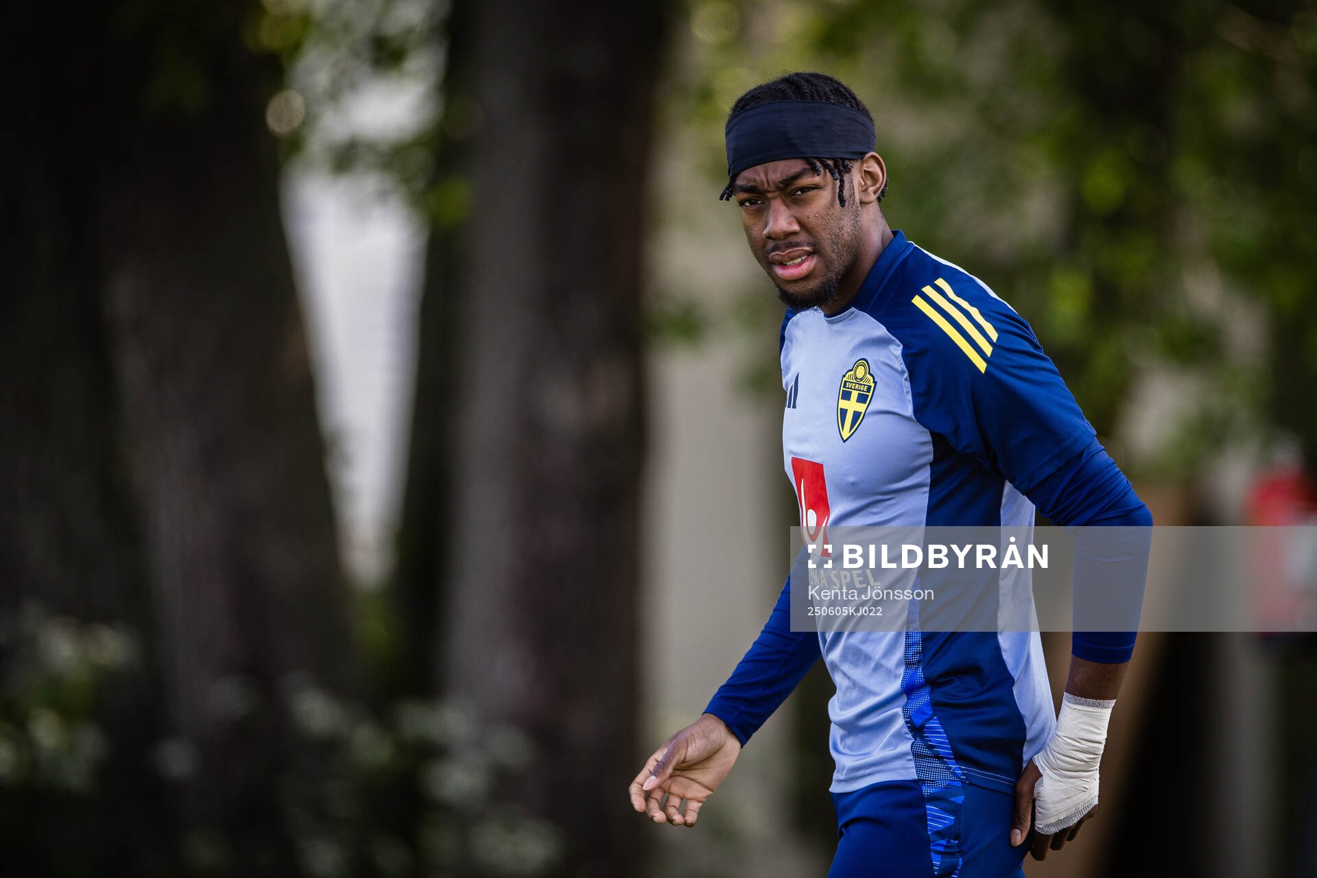 Anthony Elanga of the Swedish men's national football team