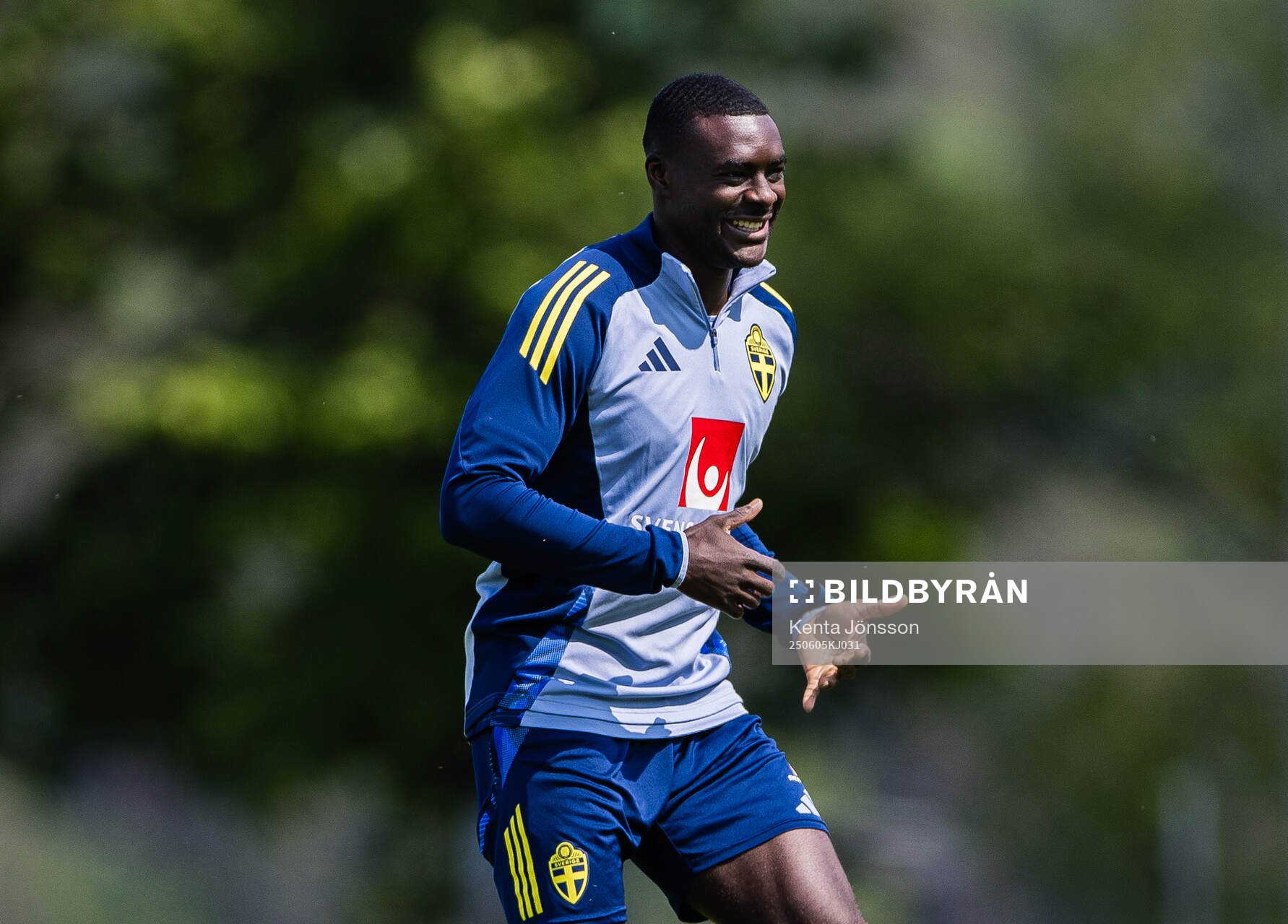 Ken Sema of the Swedish men's national football team