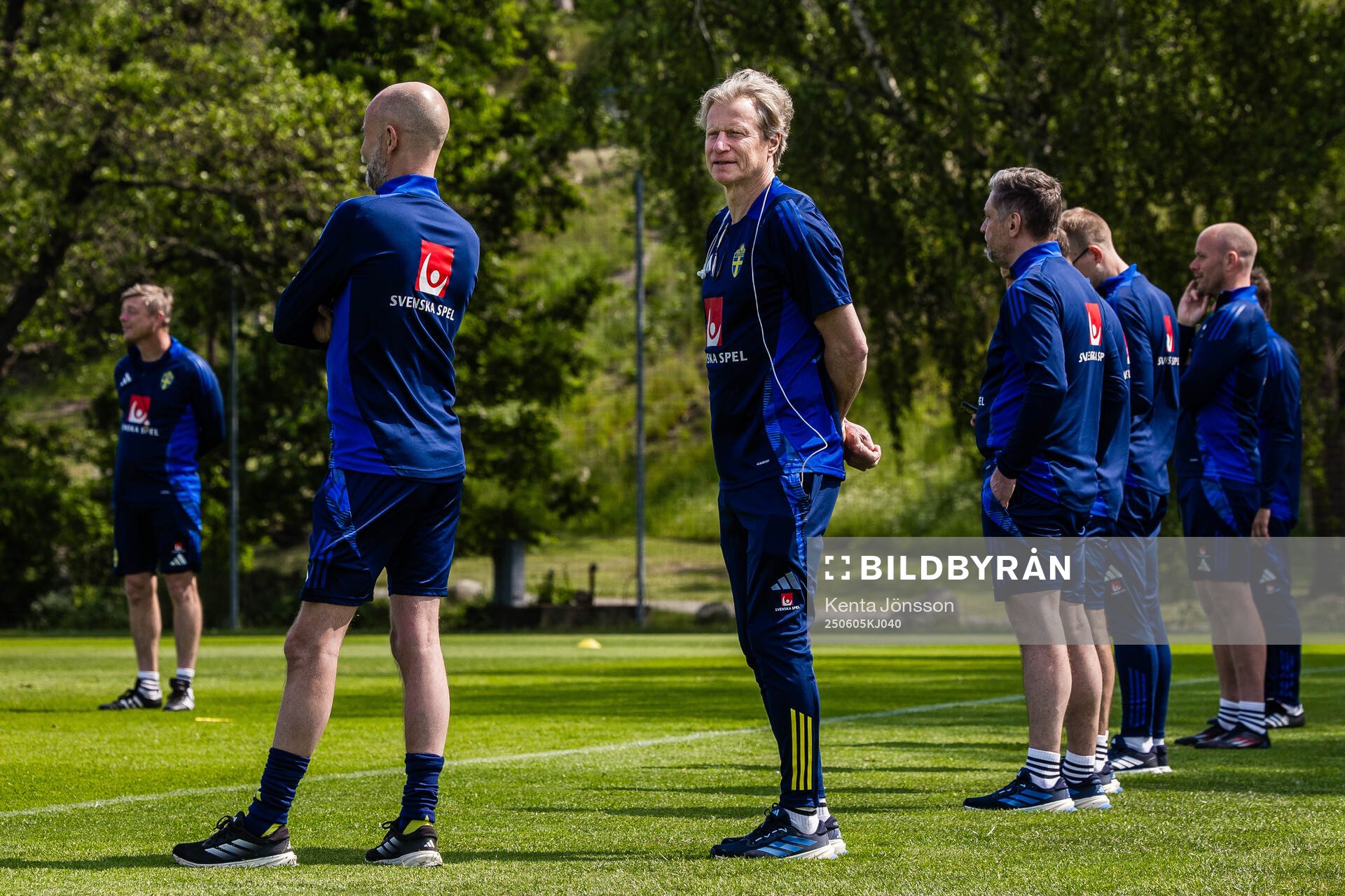 Team manager Stefan Pettersson of the Swedish men's