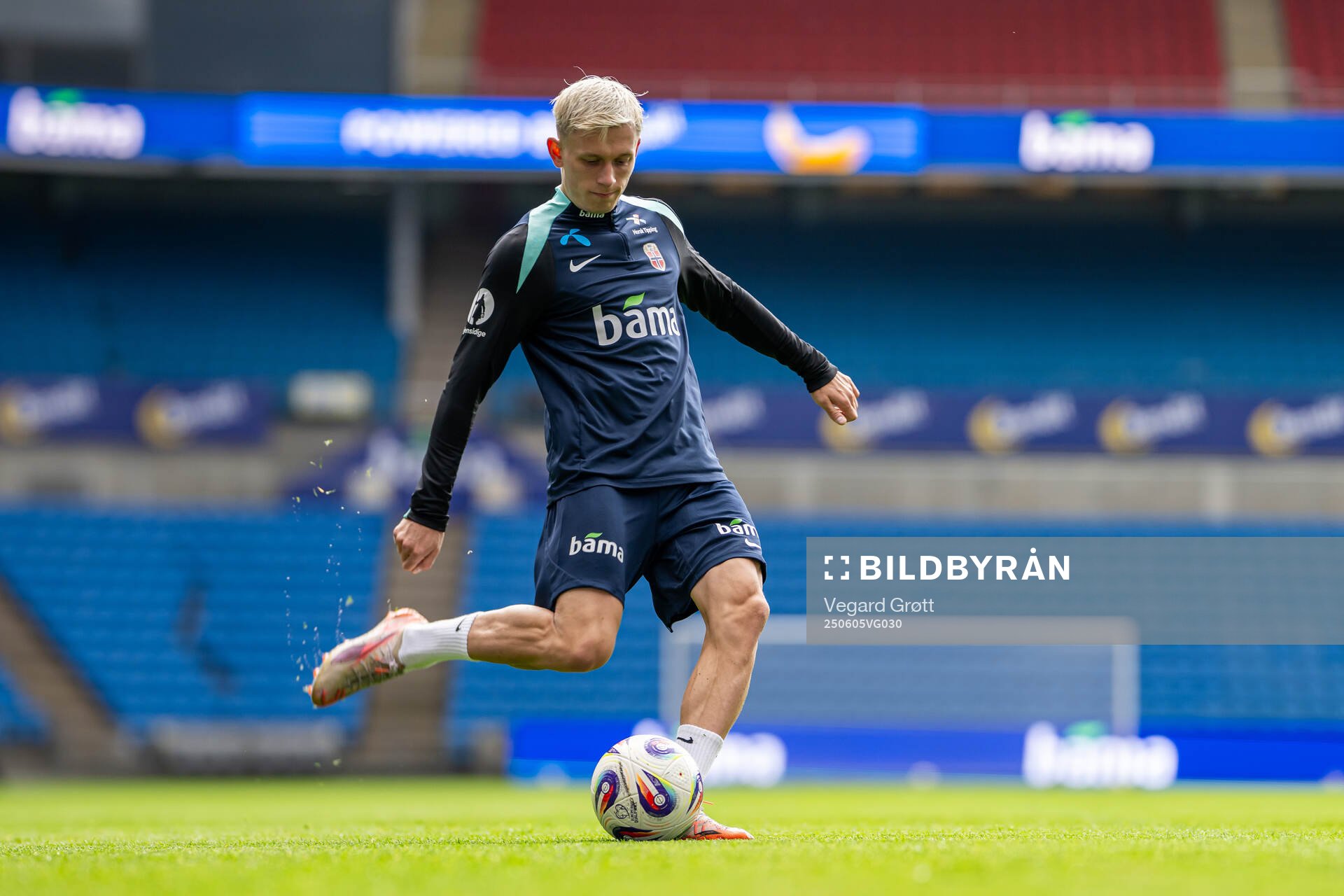 Marcus Holmgren Pedersen of the Norwegian national football