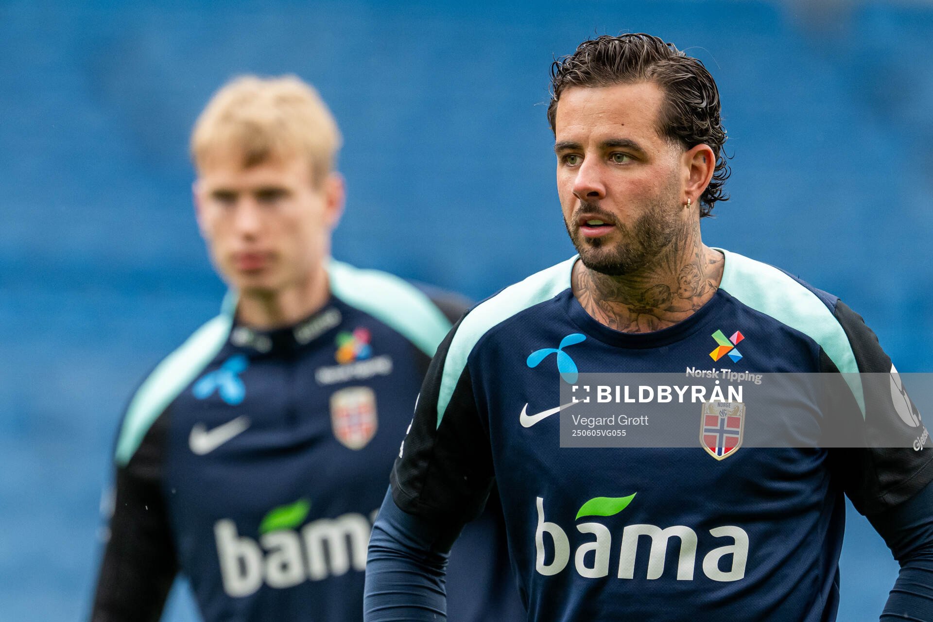 Aron Dønnum of the Norwegian national football team
