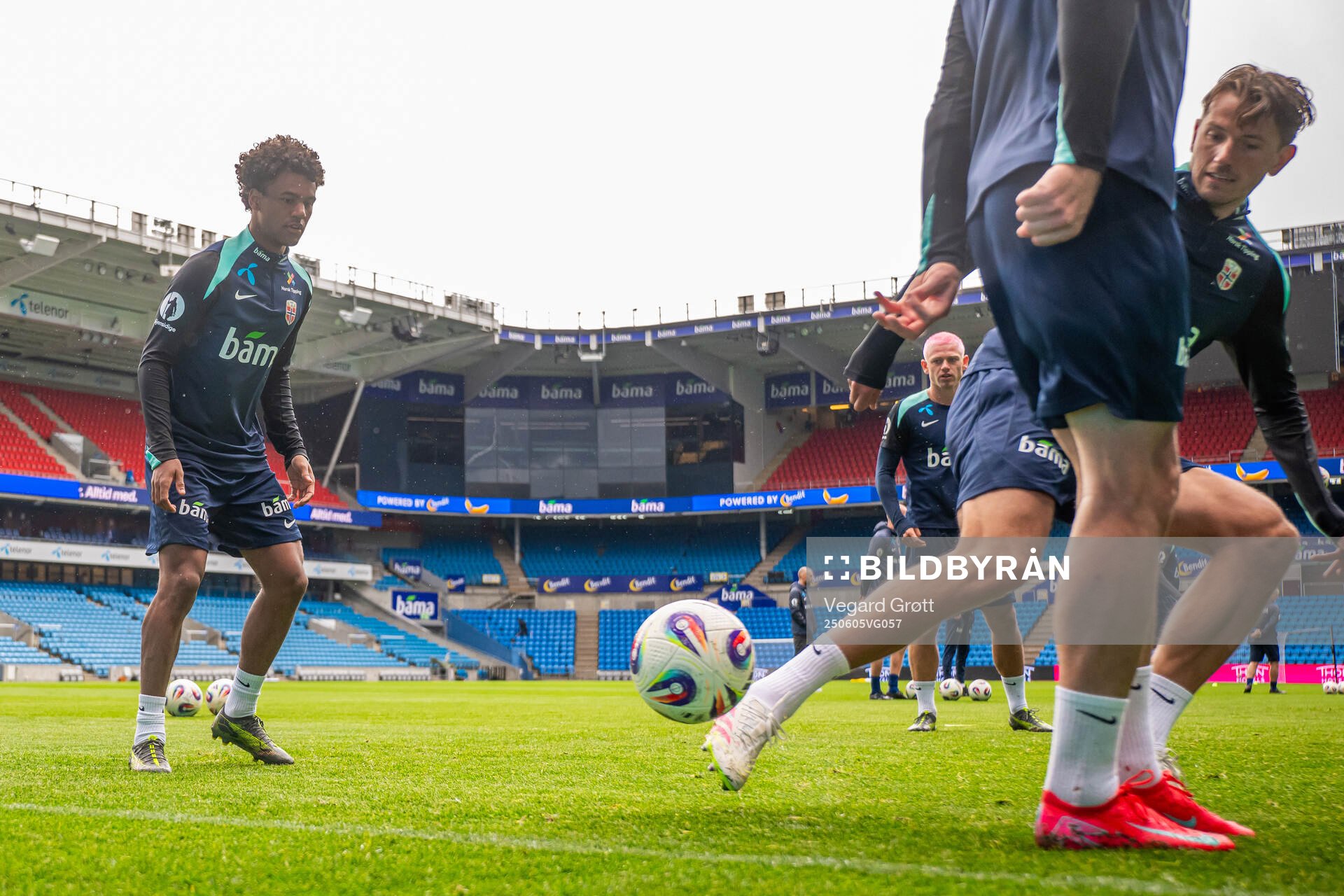 Oscar Bobb of the Norwegian national football team
