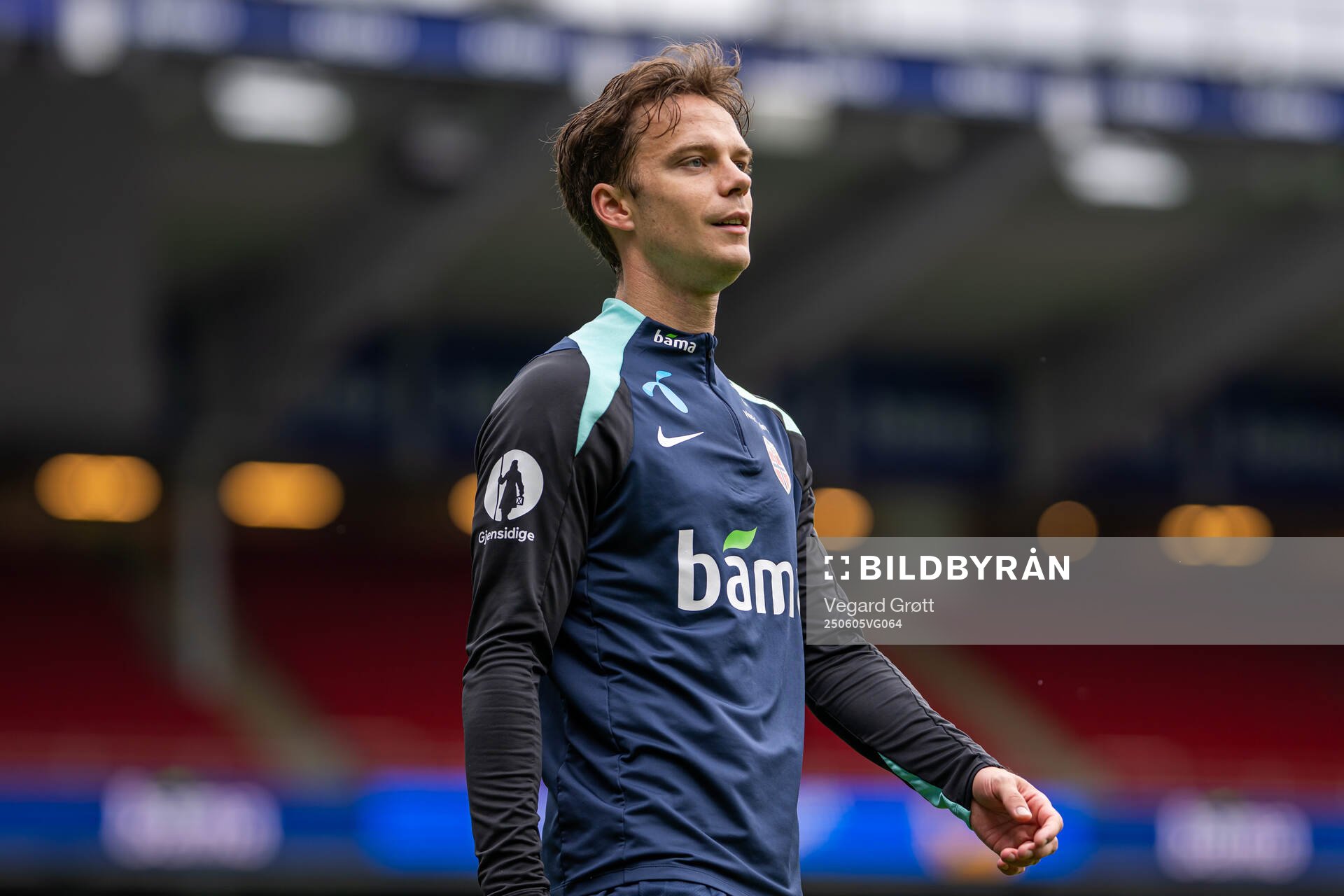Felix Horn Myhre of the Norwegian national football team