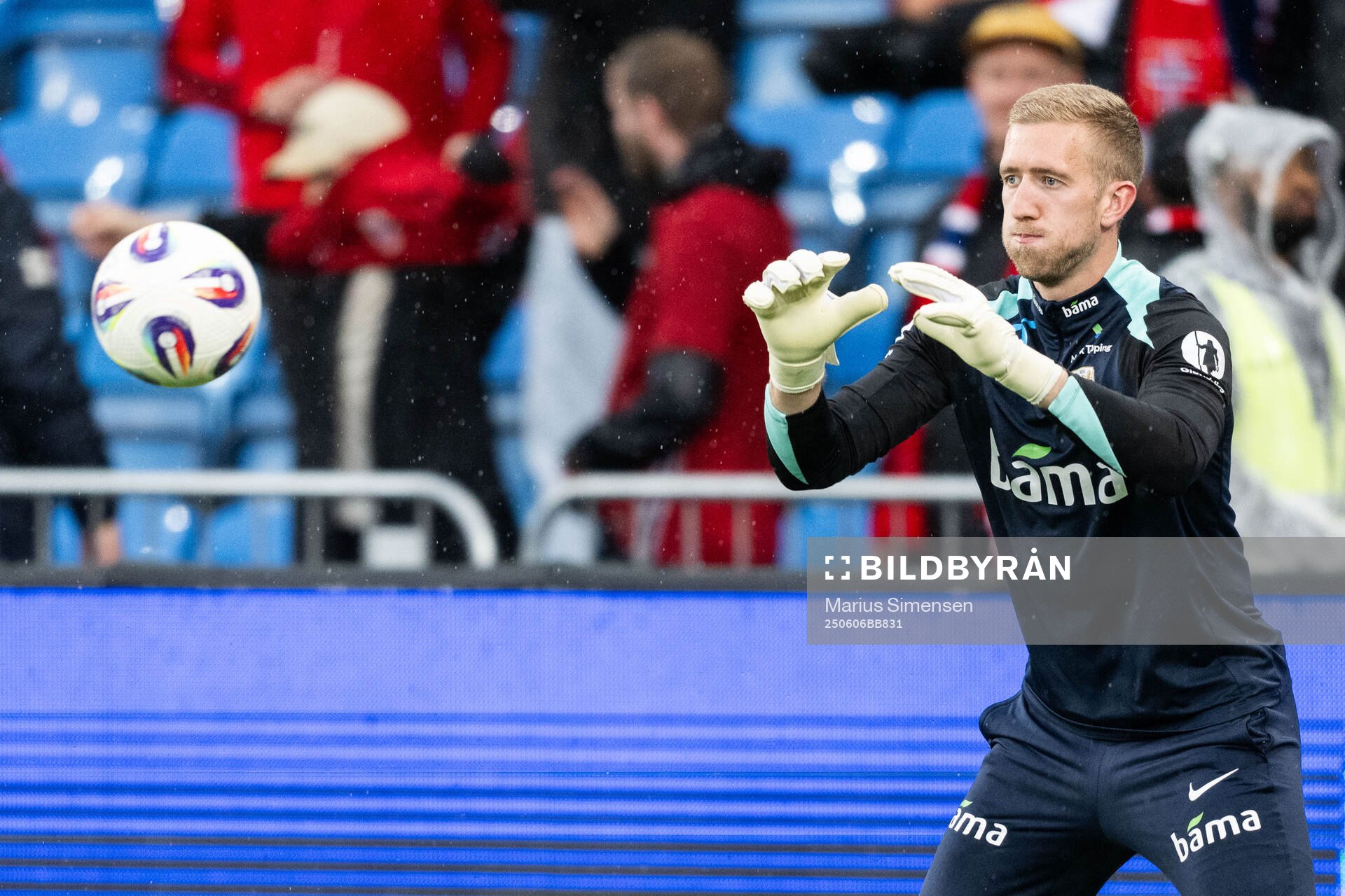 Goalkeeper Egil Selvik of Norwayahead of the FIFA World Cup