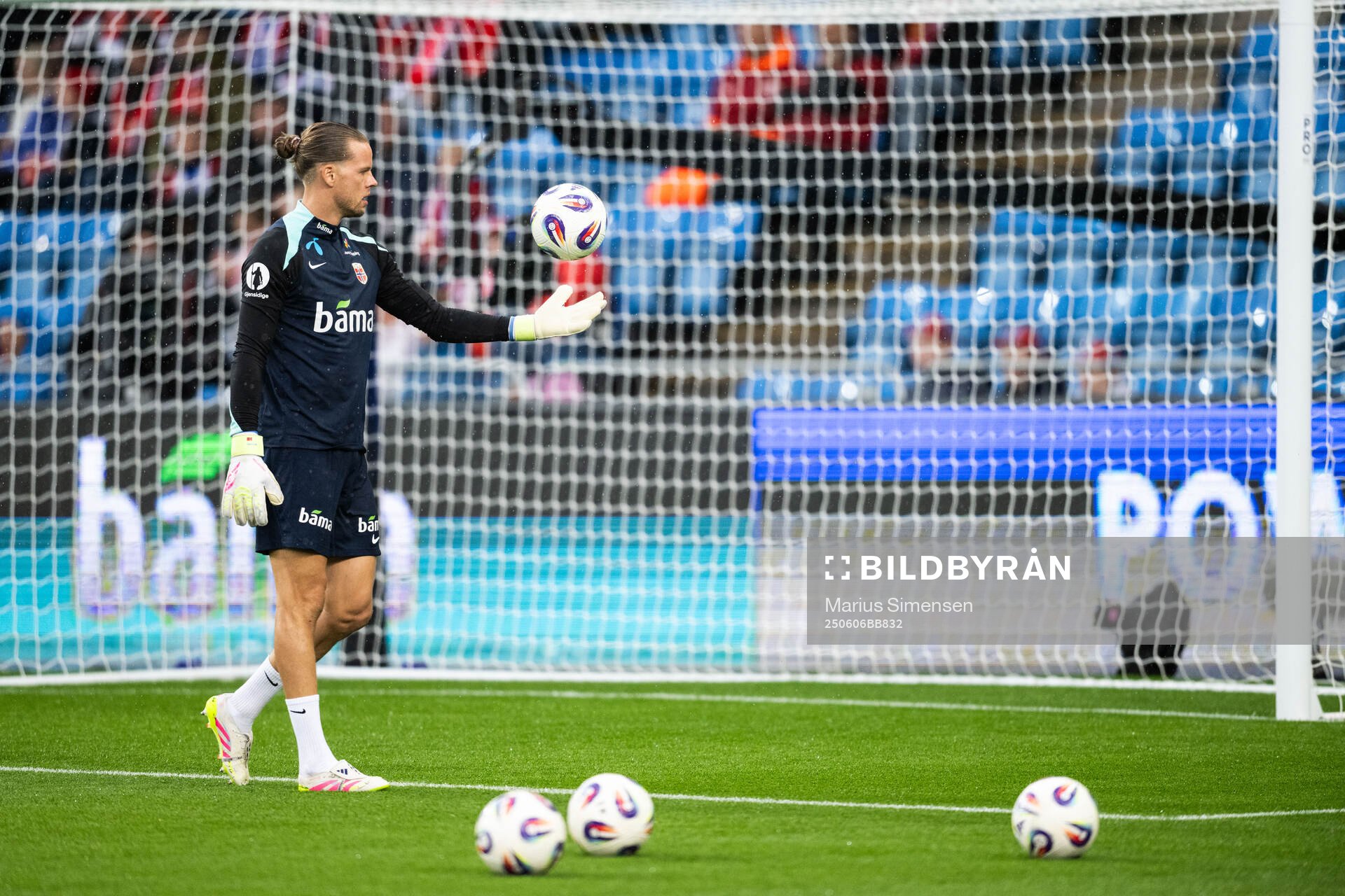 Goalkeeper Ørjan Håskjold Nyland of Norway