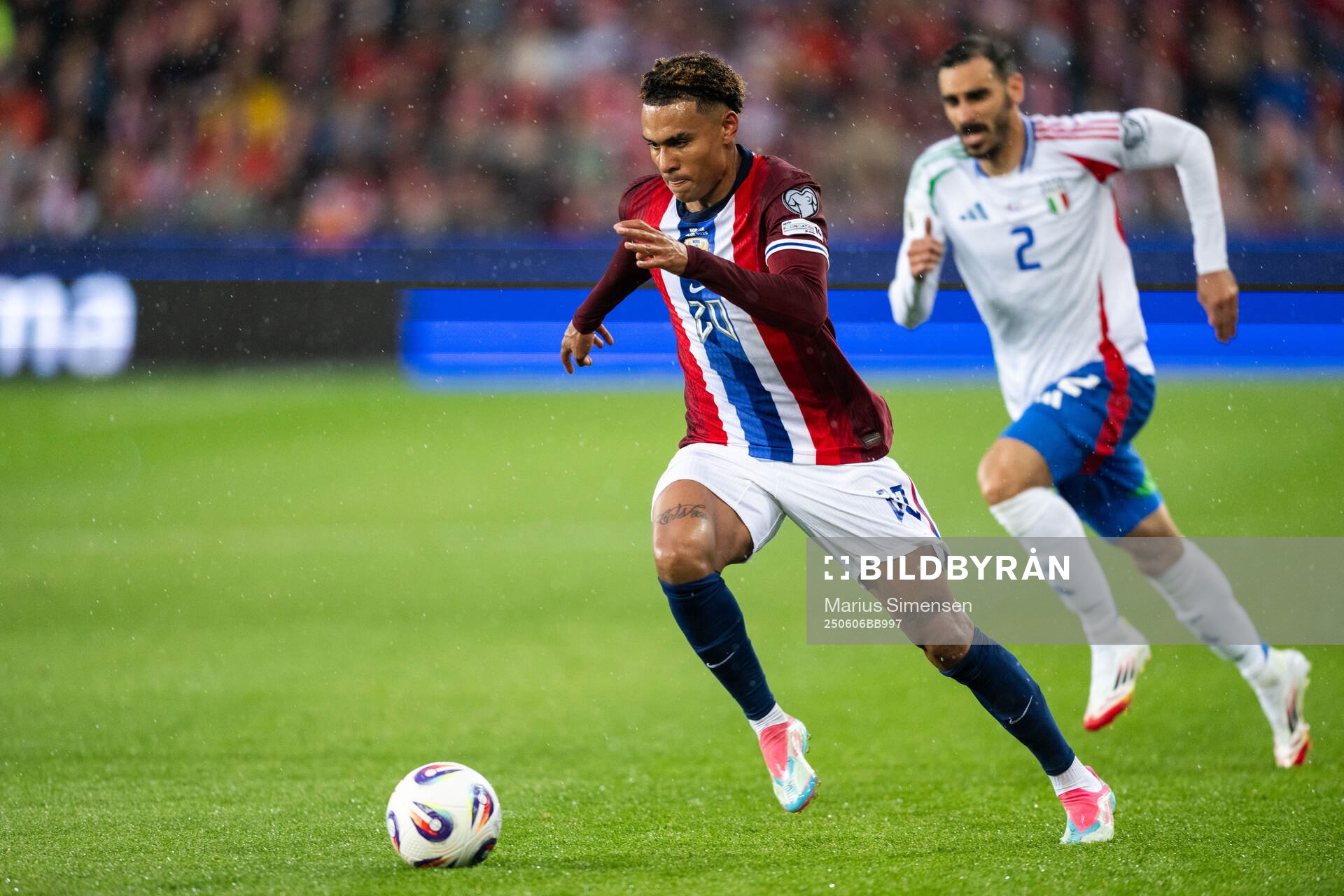 Antonio Nusa of Norway
