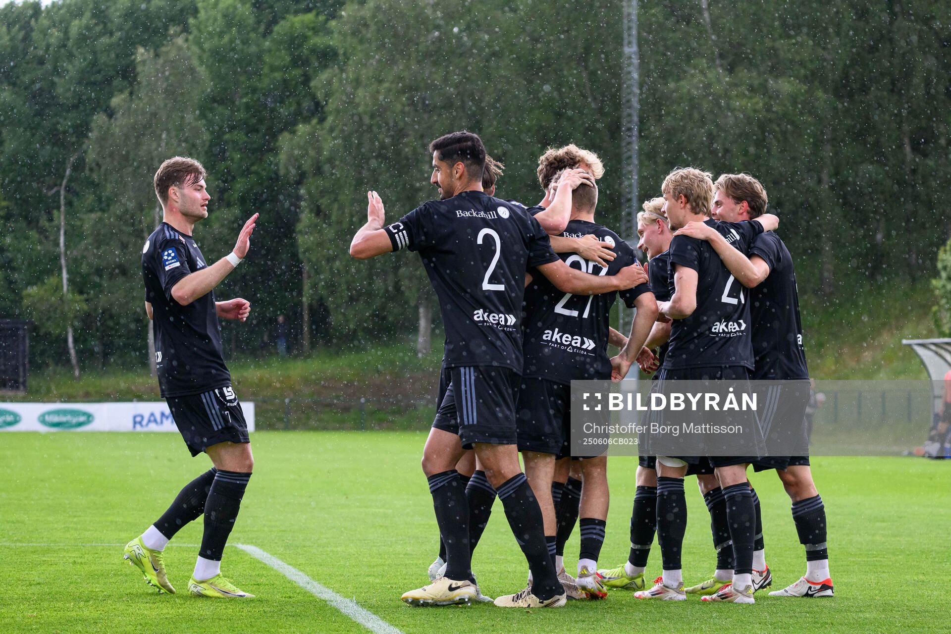 Ängelholms André Gustafson jublar