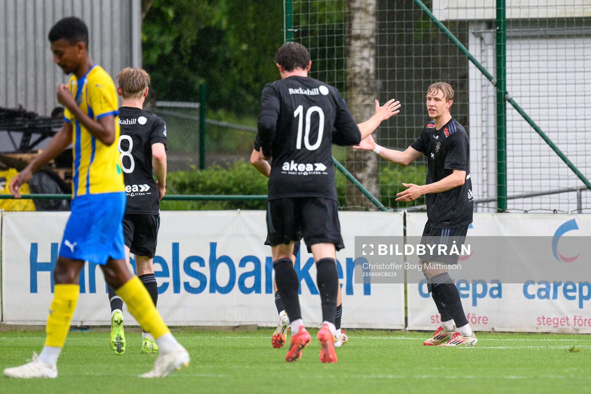 Ängelholms Tim Amilon Persson jublar