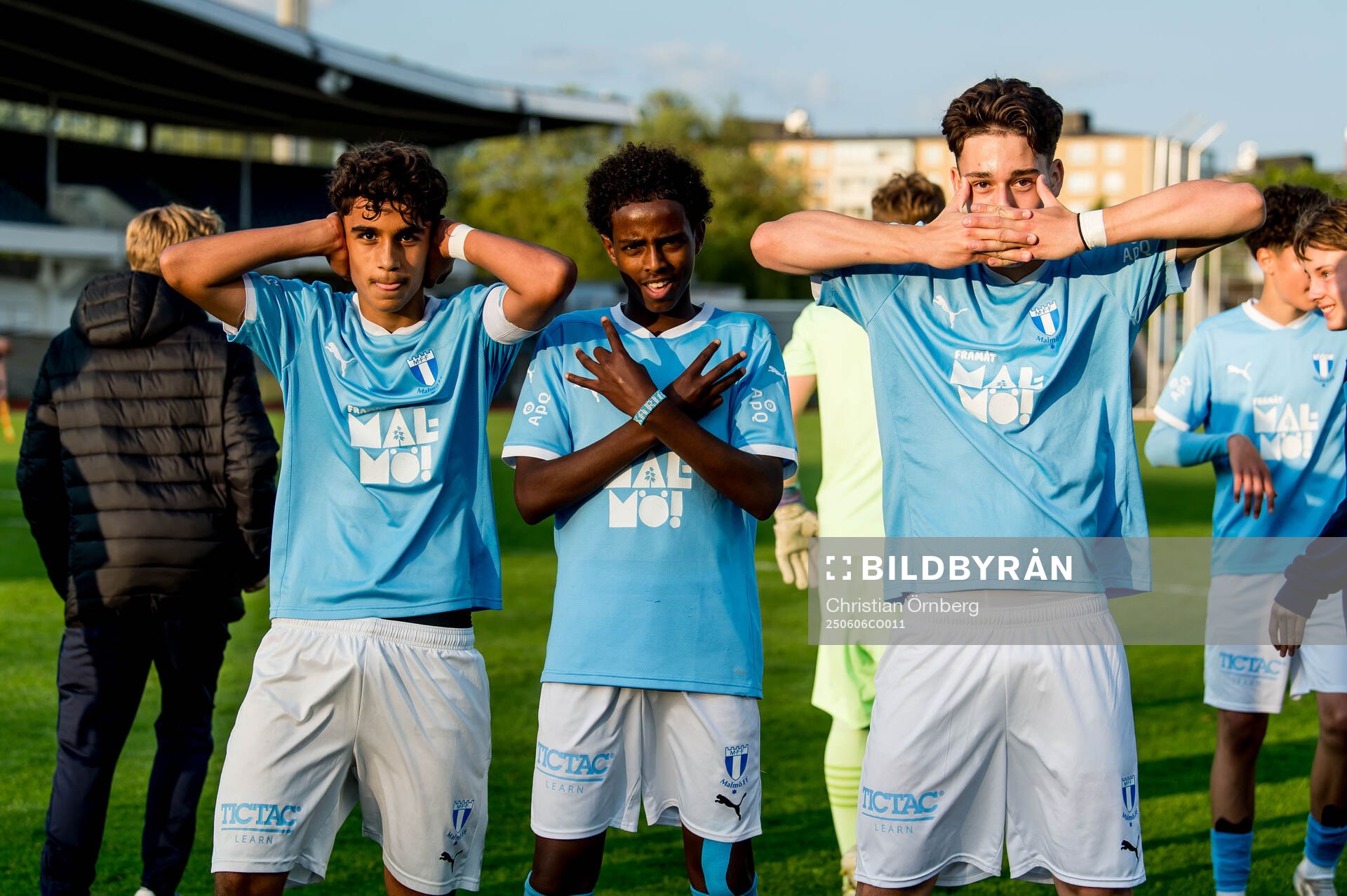 Malmö FFs spelare jublar