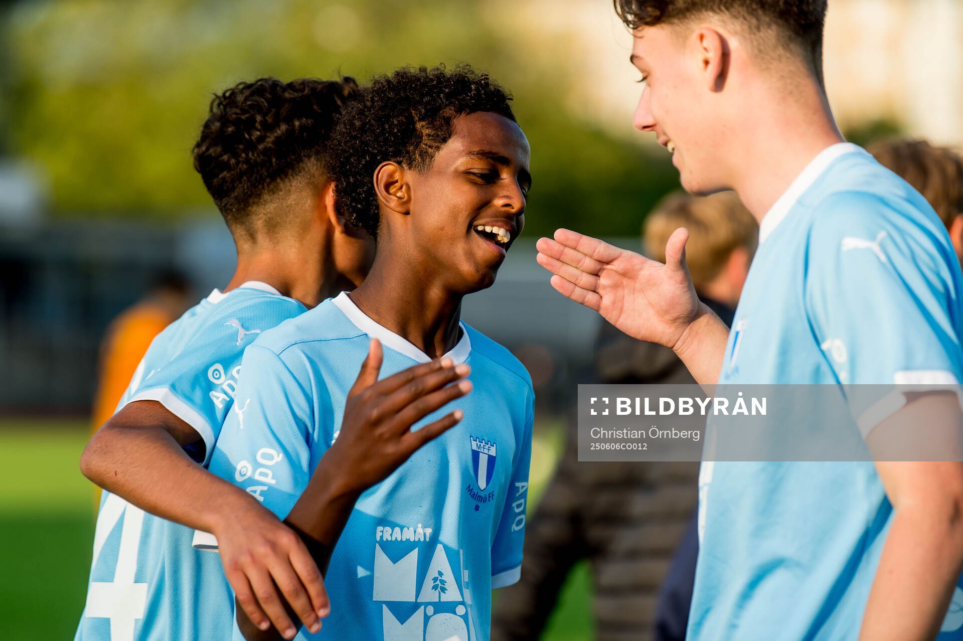 Malmö FFs Sakariya Osman jublar