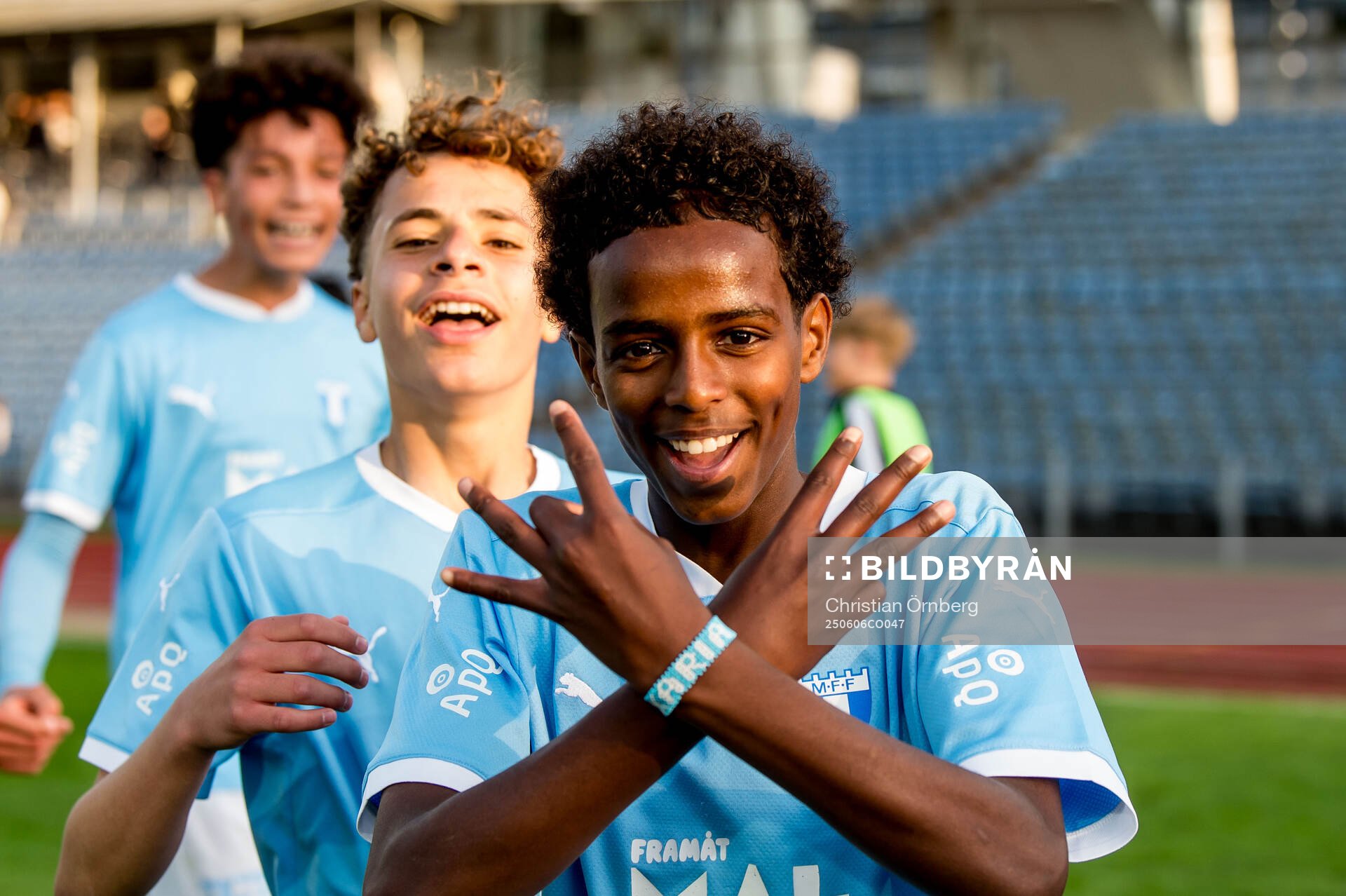 Malmö FFs Sakariya Osman jublar