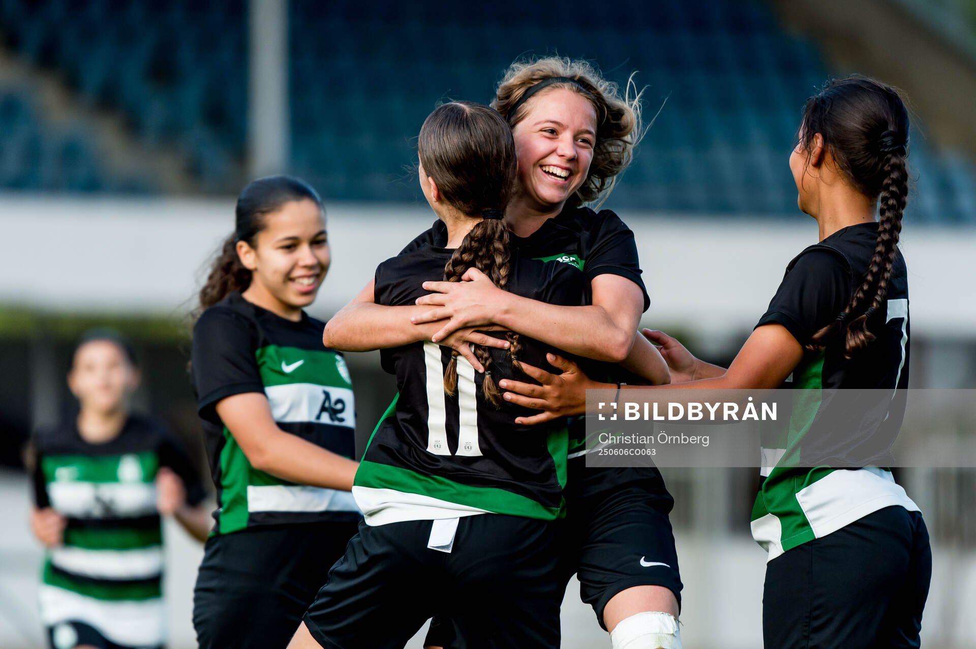 Sporting CPs Teresa Pinto jublar