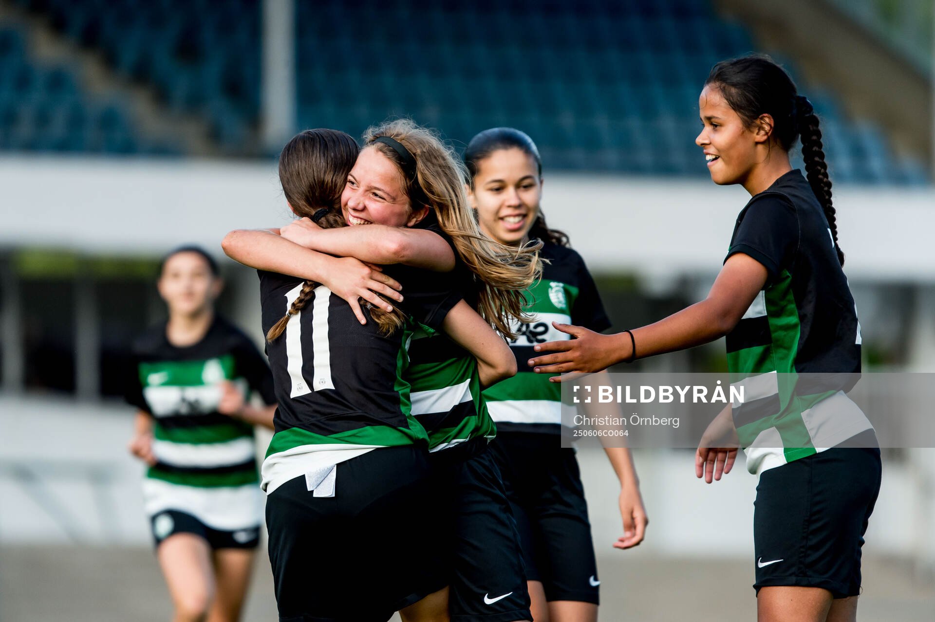 Sporting CPs Teresa Pinto jublar