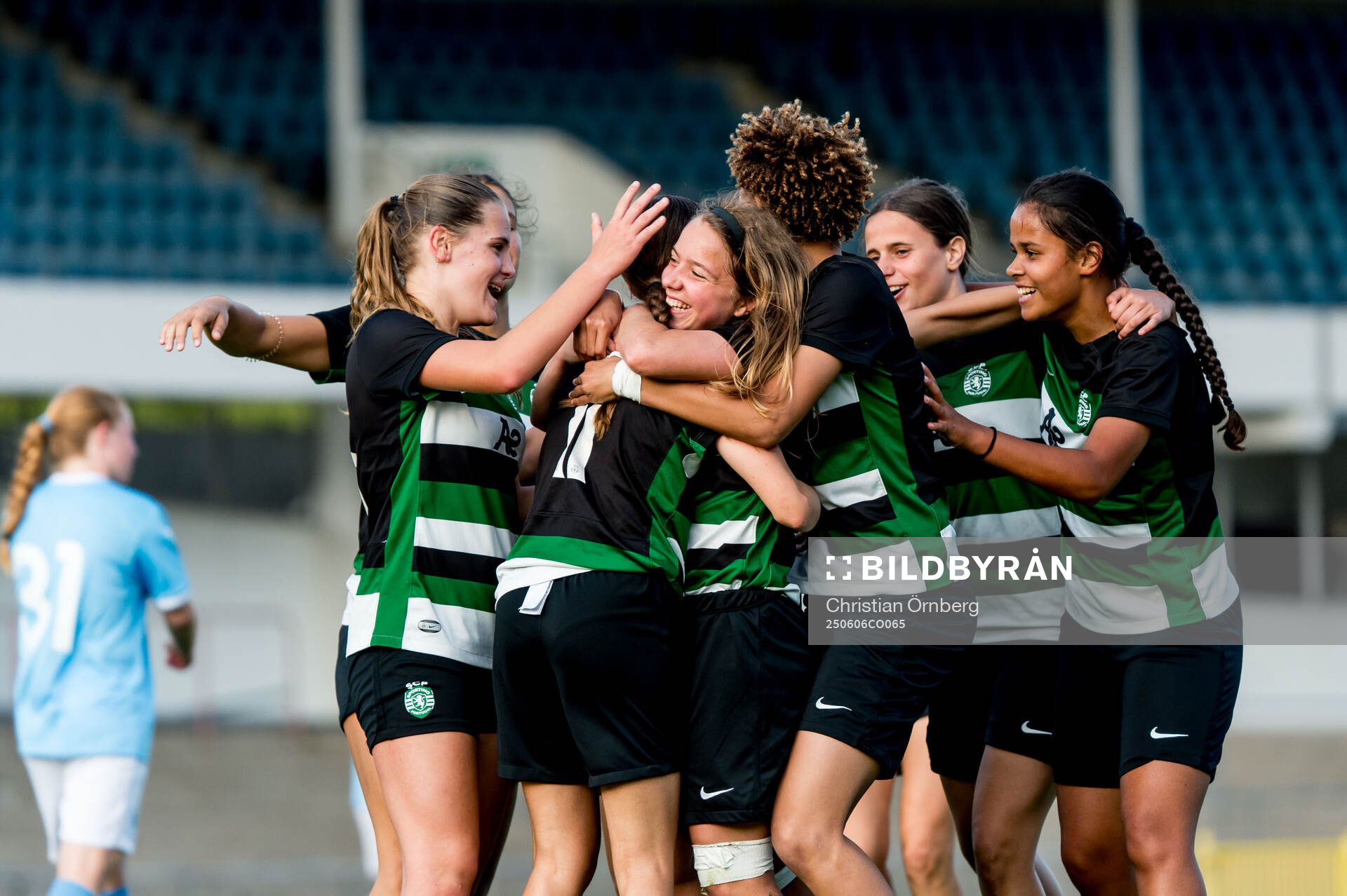 Sporting CPs Teresa Pinto jublar