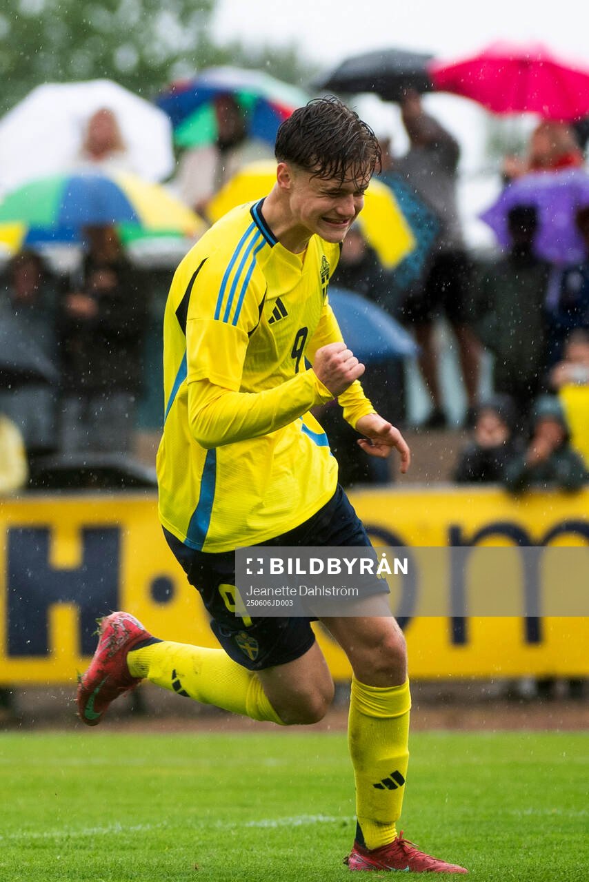 Sveriges Åke Andersson jublar