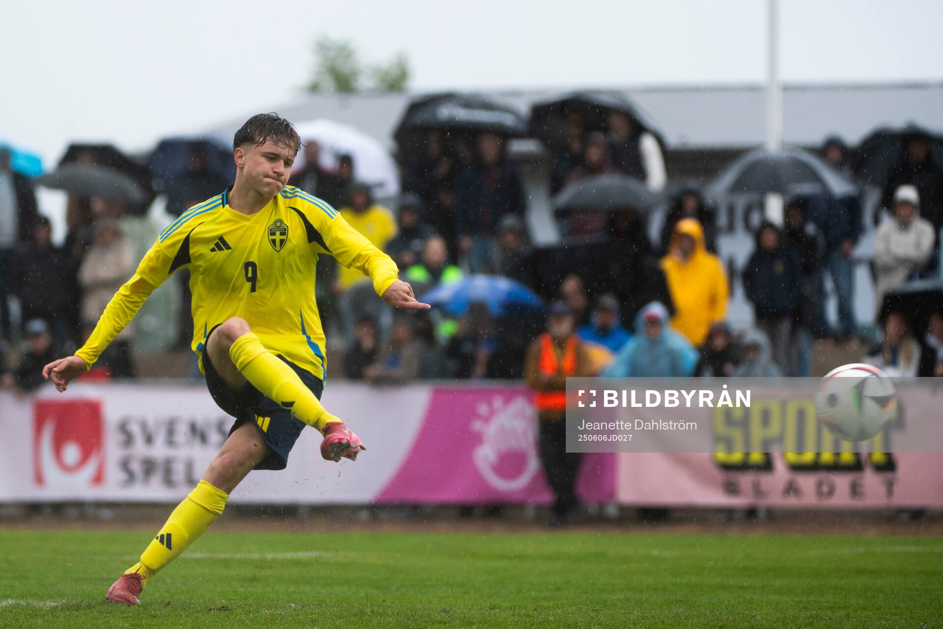 Åke Andersson gör 1-1 målet