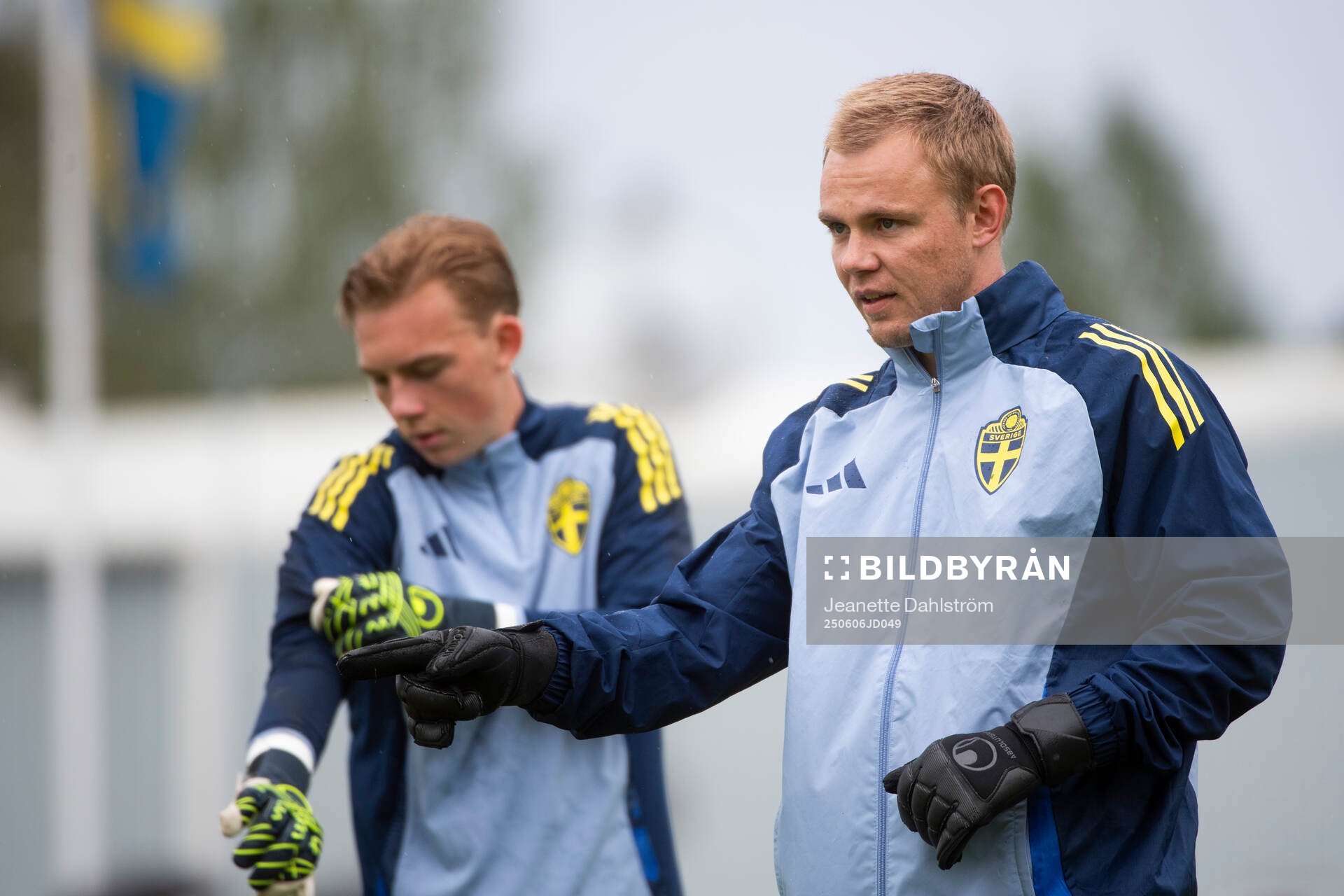 Sveriges Målvakts tränare Dennis Nilsson