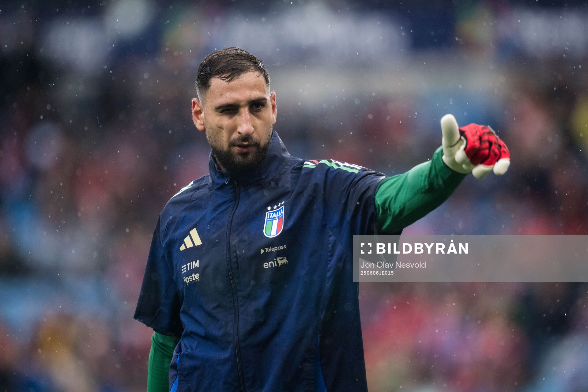 Goalkeeper Gianluigi Donnarumma of Italy