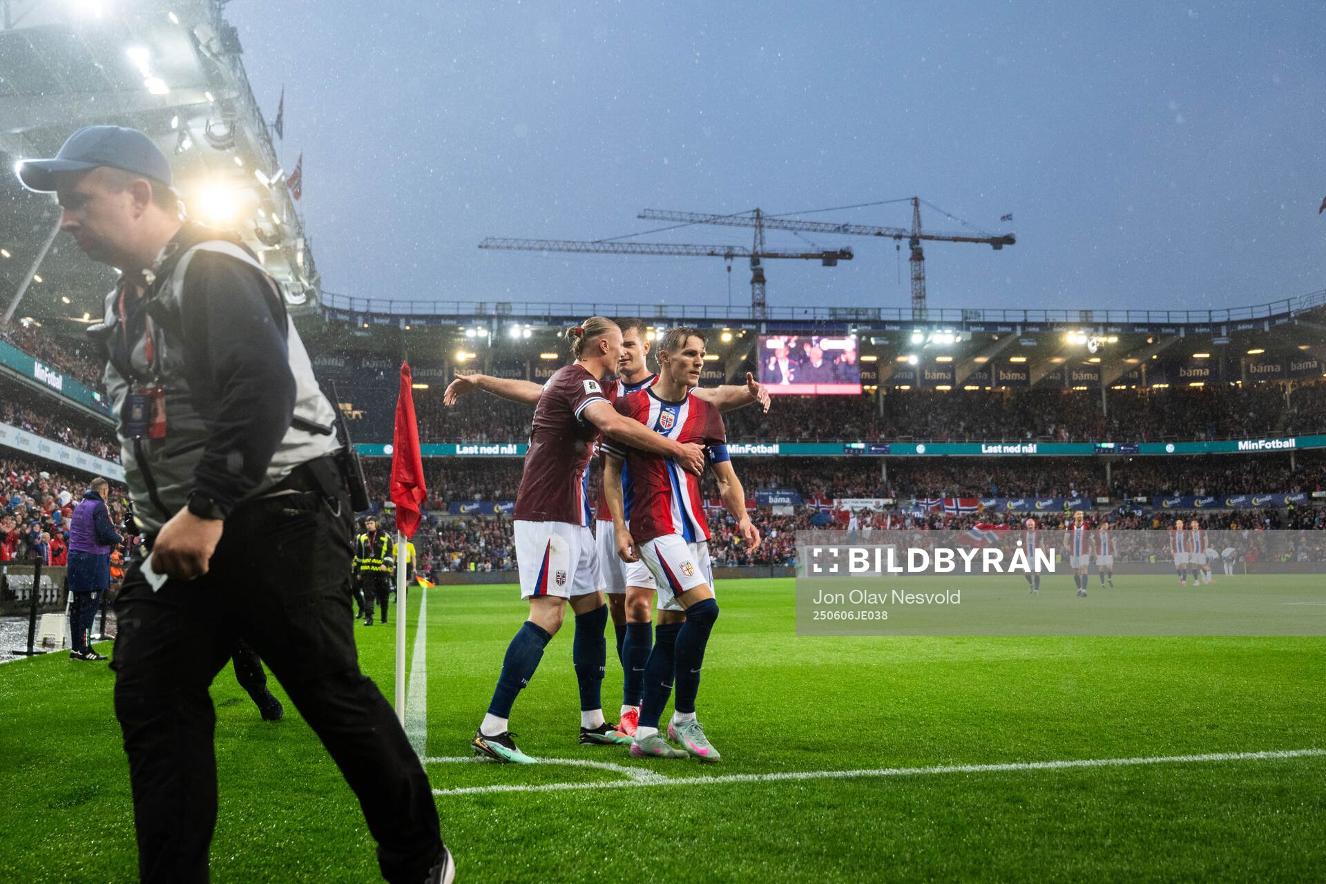 Erling Braut Haaland, Alexander Sørloth  and Martin