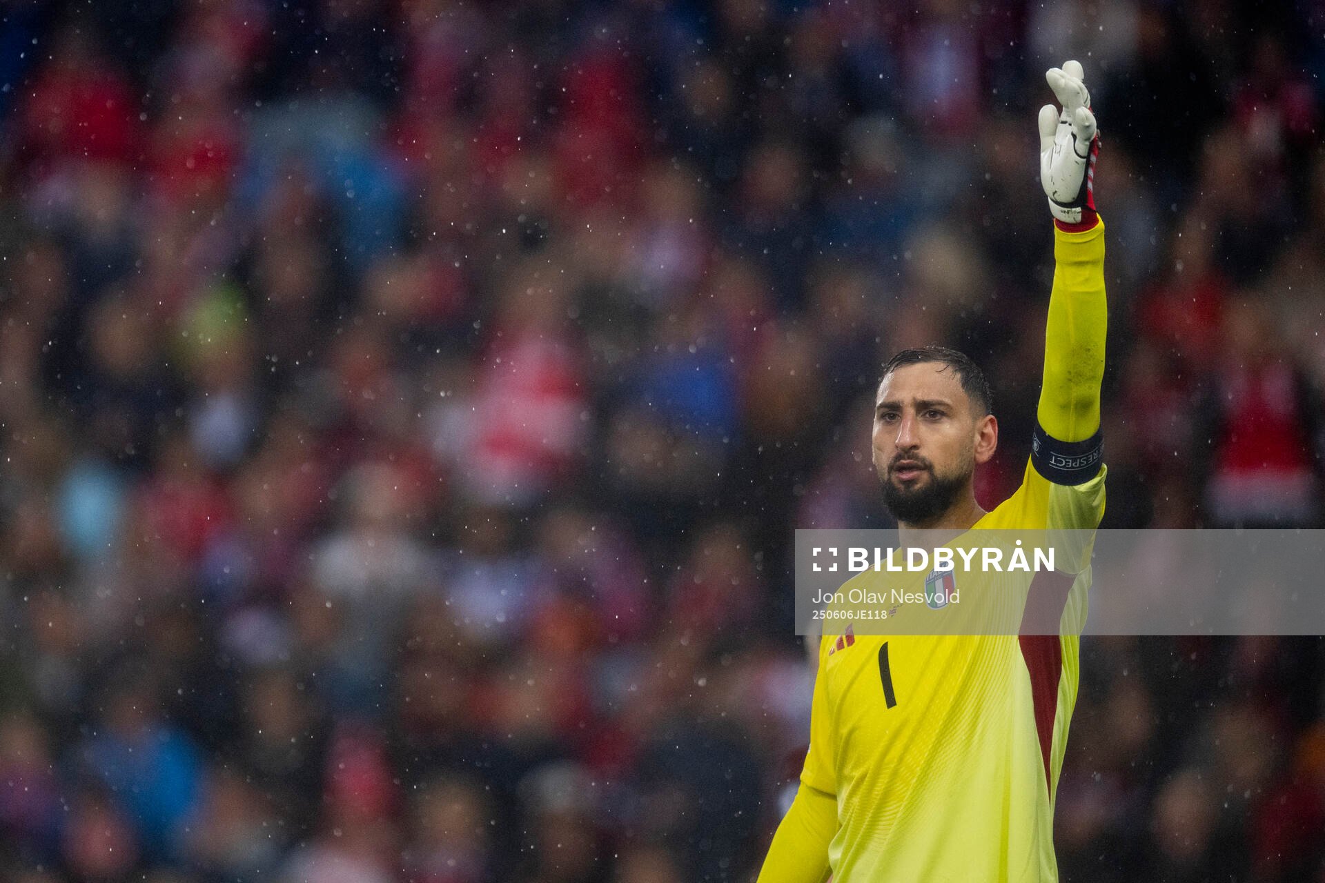 Goalkeeper Gianluigi Donnarumma of Italy