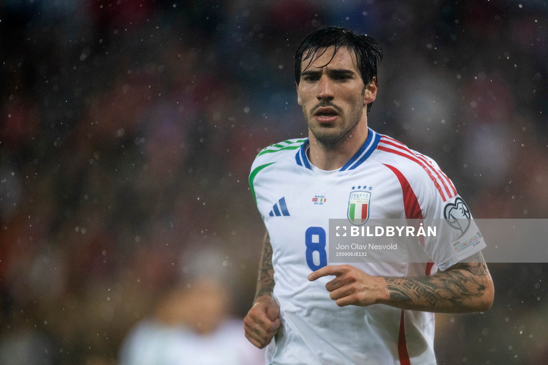 Sandro Tonali of Italy