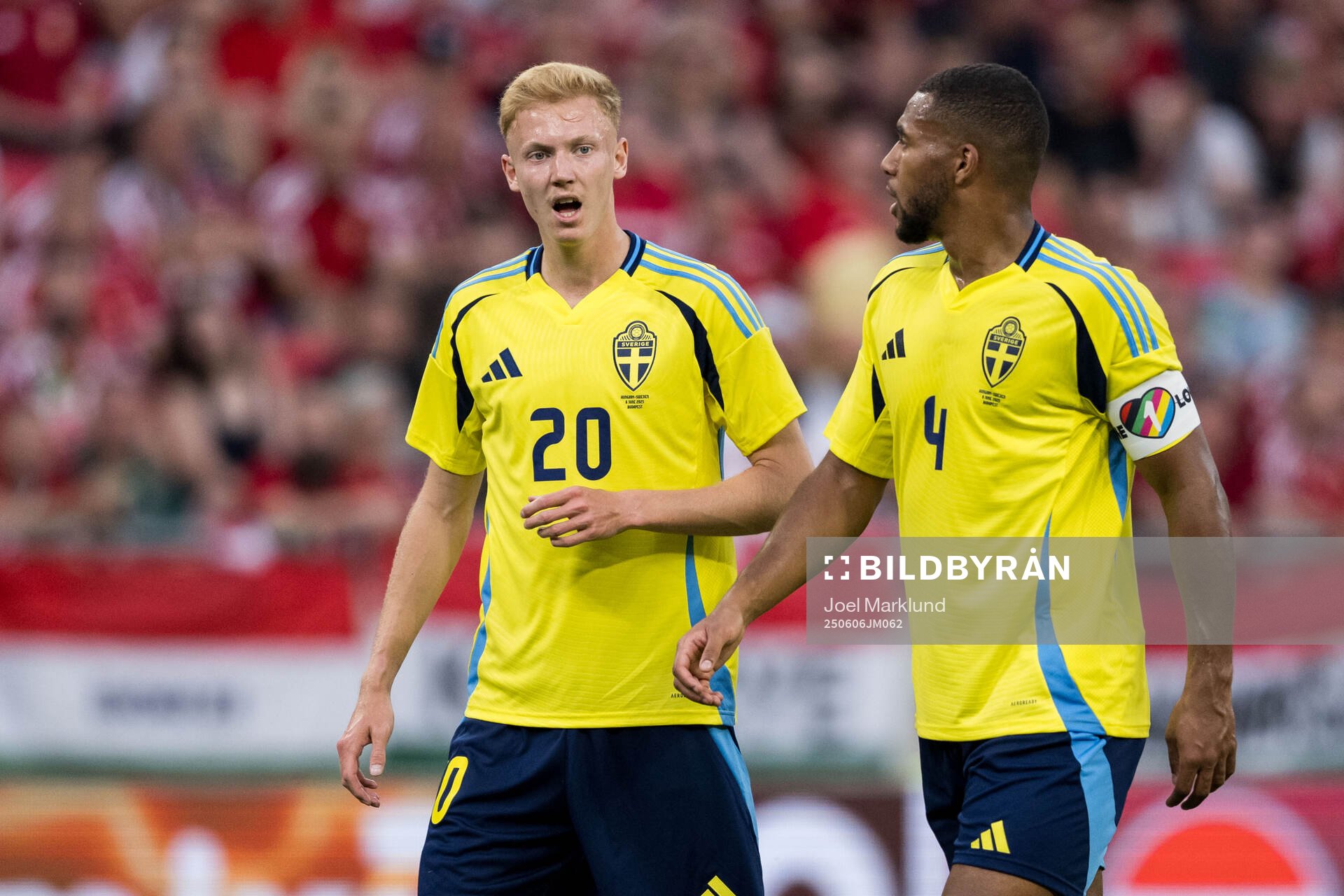 Hugo Larsson and Isak Hien of Sweden