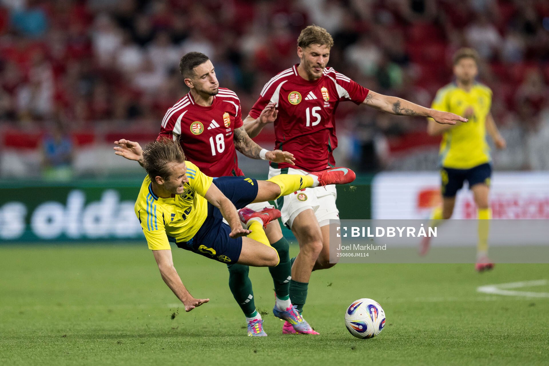 Benjamin Nygren of Sweden against Zsolt Nagy and Marton