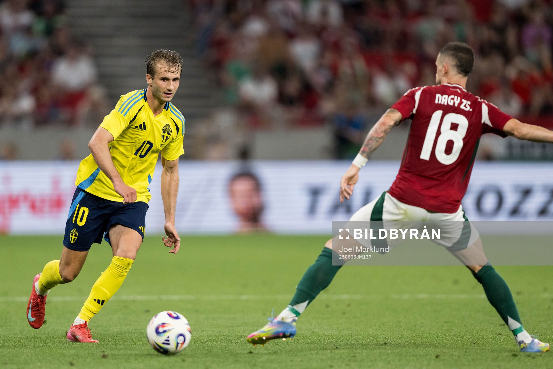 Benjamin Nygren of Sweden and Zsolt Nagy of Hungary