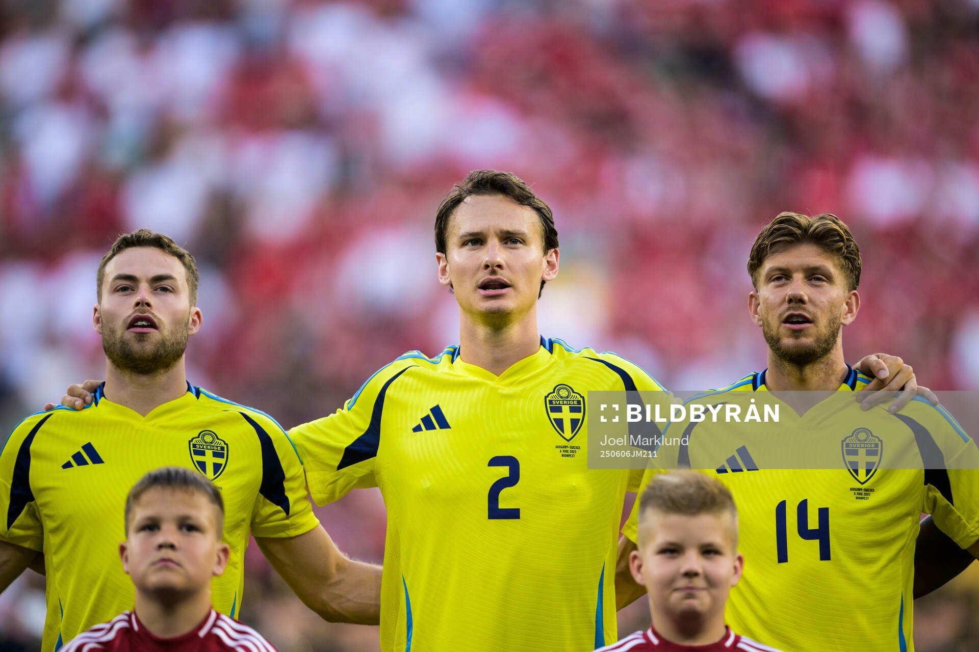 Gabriel Gudmundsson, Hjalmar Ekdal and Anton Salétros of