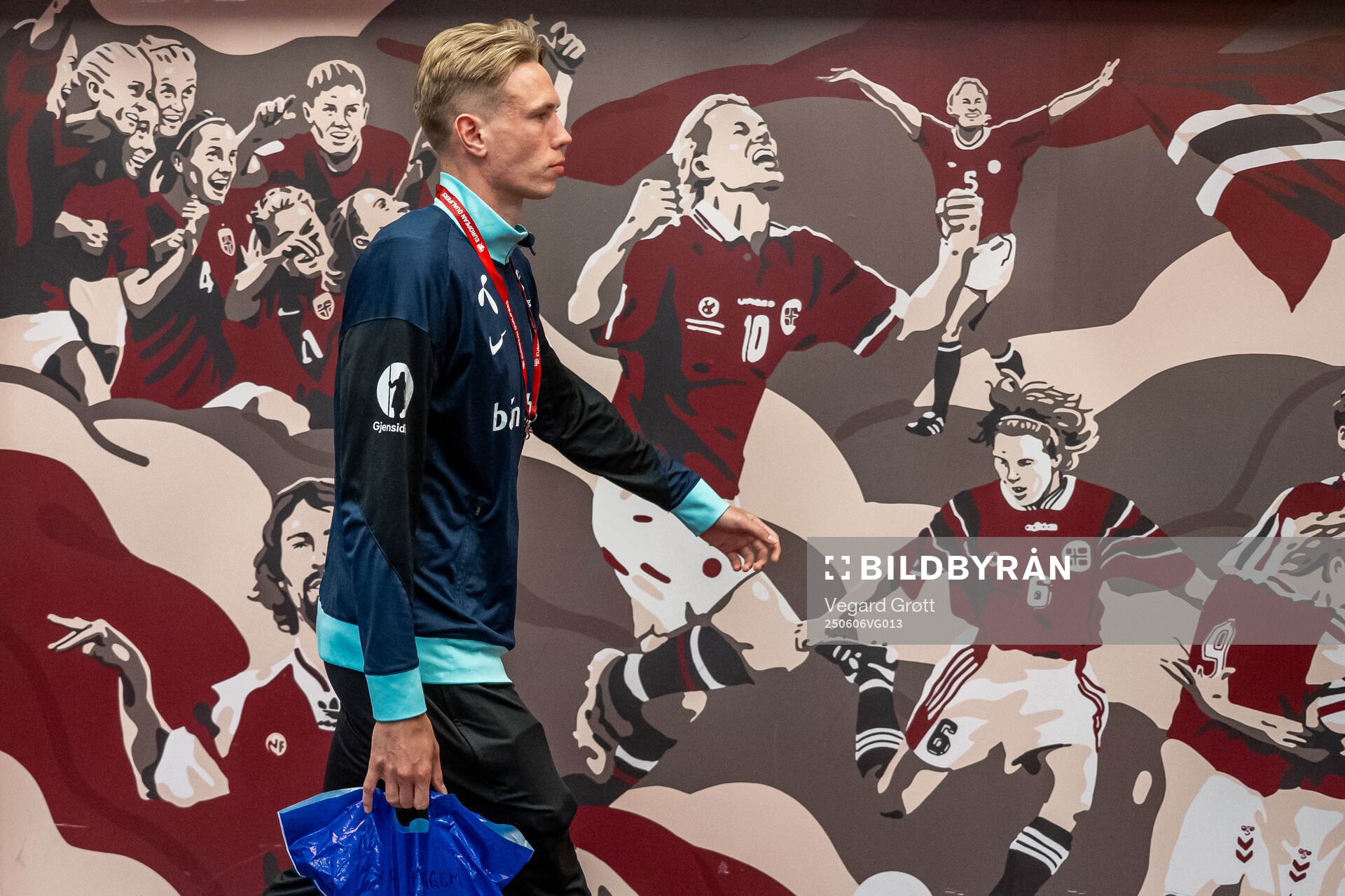 Torbjørn Lysaker Heggem of Norway arrives