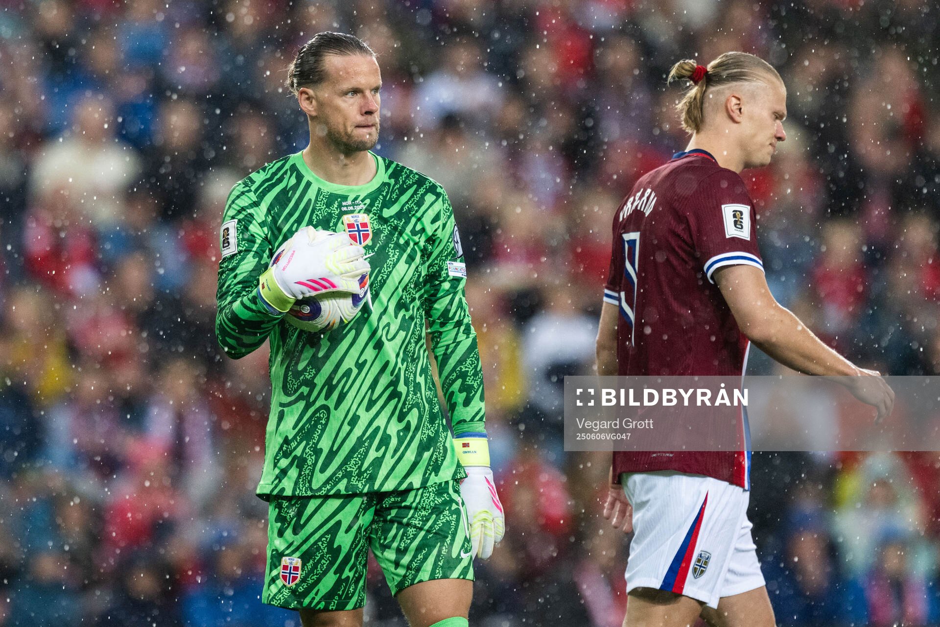 Goalkeeper Ørjan Håskjold Nyland of Norway