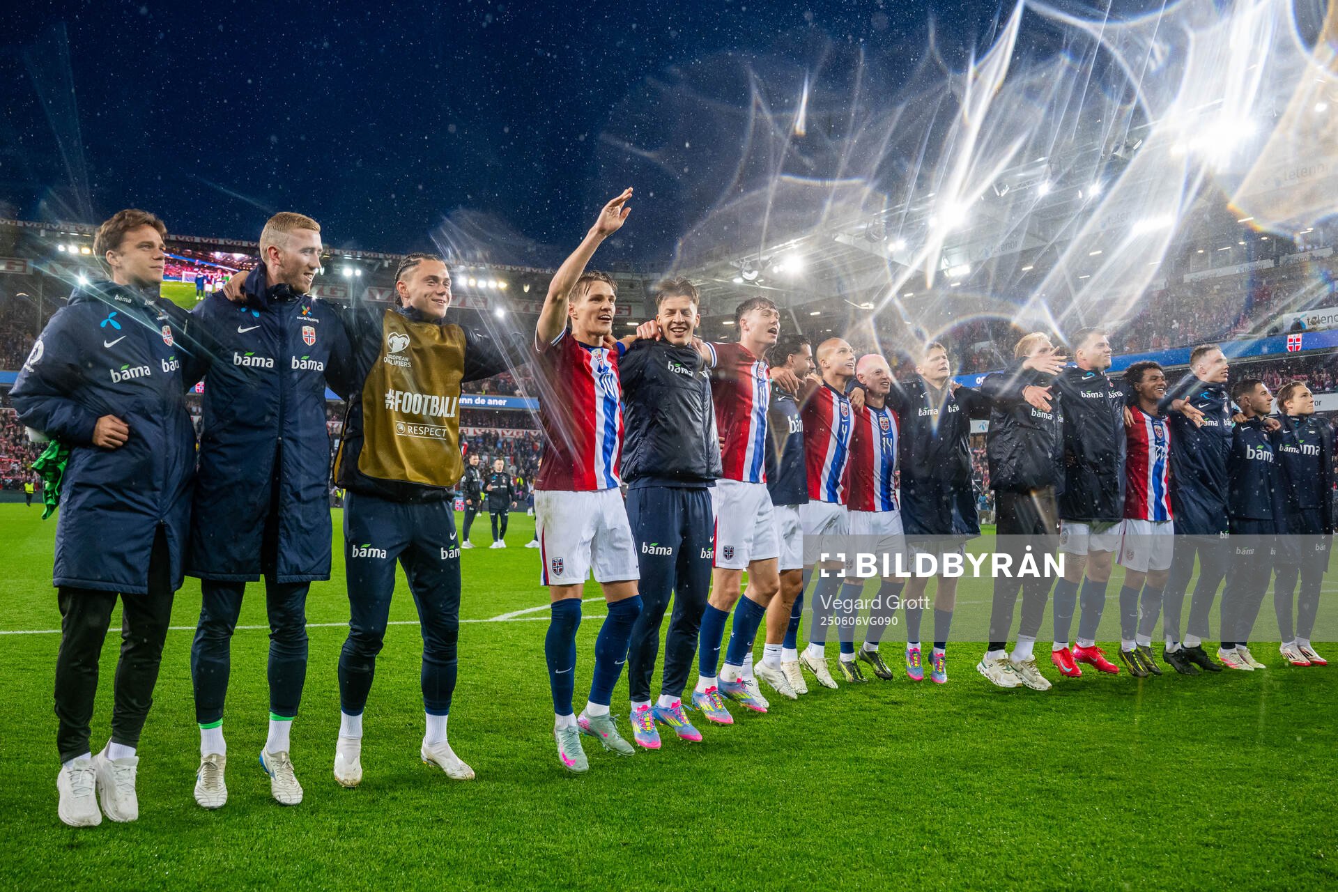 Felix Horn Myhre, goalkeeper Egil Selvik, Thelo Aasgaard,