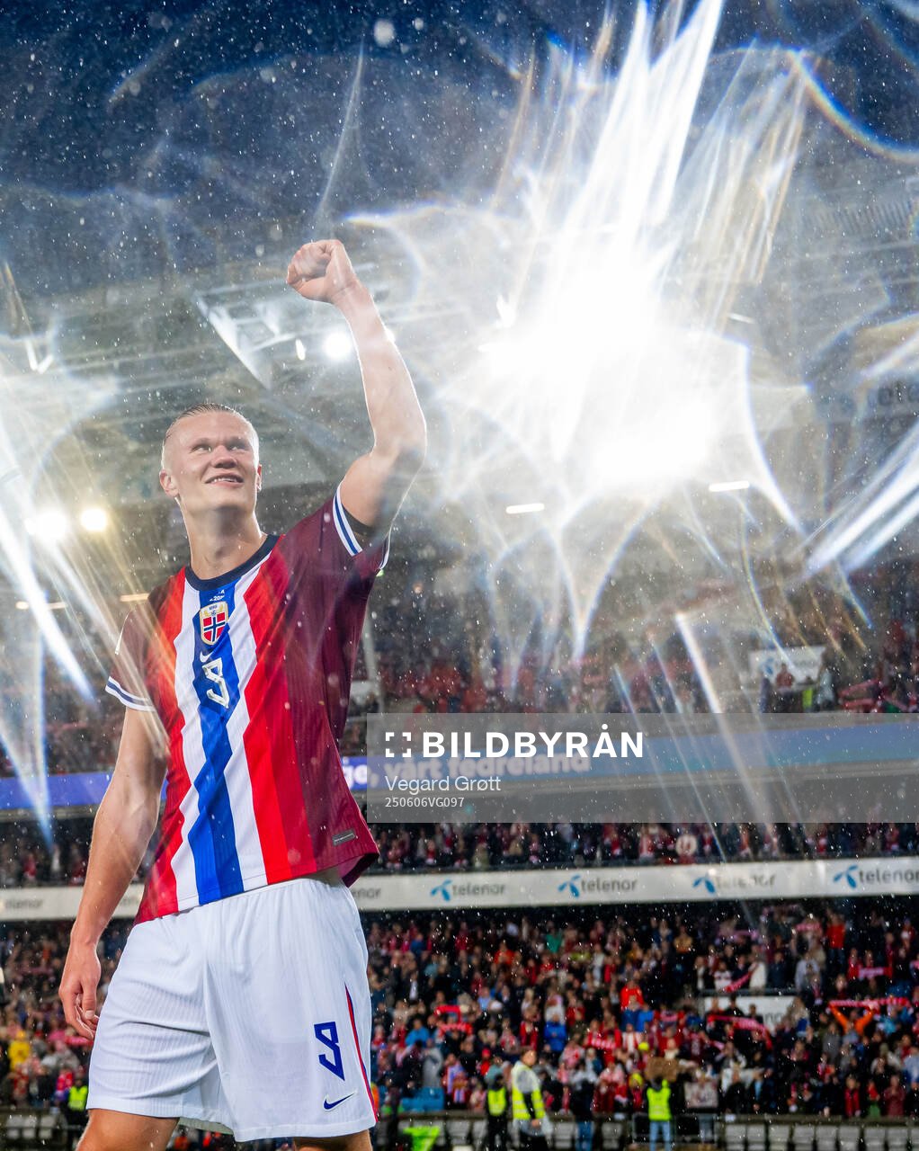 Erling Braut Haaland of Norway celebrates