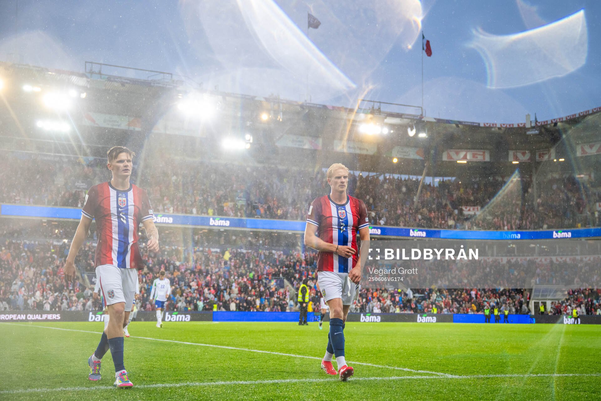 David Møller Wolfe and Morten Thorsby of Norway at