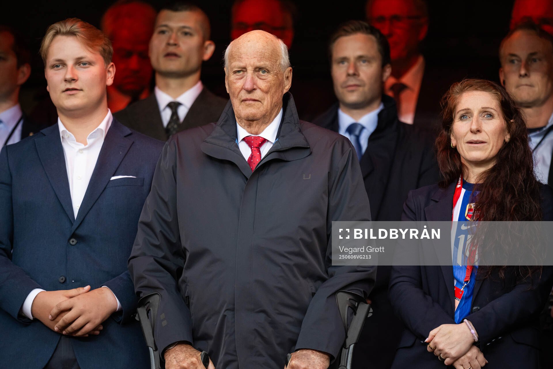 Prince Sverre Magnus, King Harald V of Norway and Lise