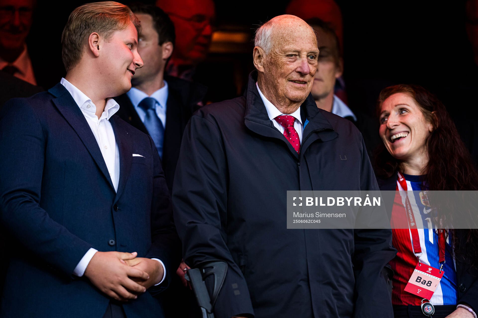 Prince Sverre Magnus of Norway, King Harald V of Norway and