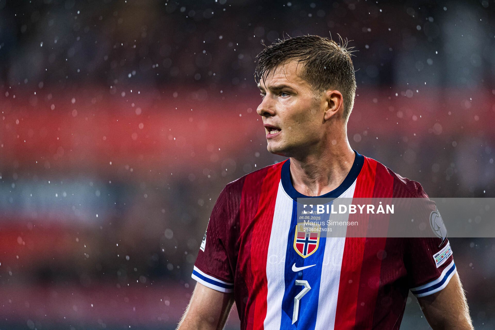 Alexander Sørloth of Norway
