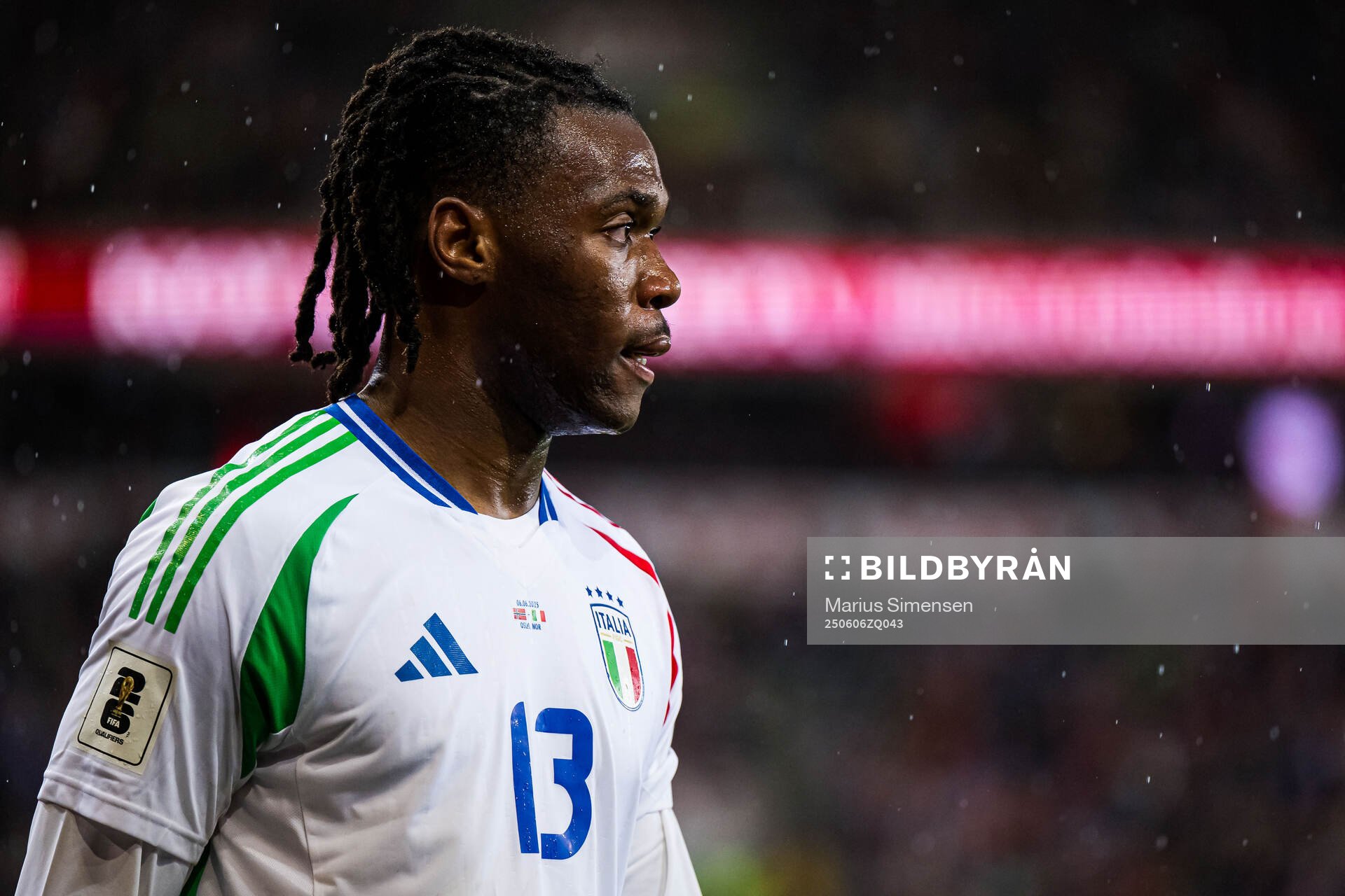 Destiny Udogie of Italy