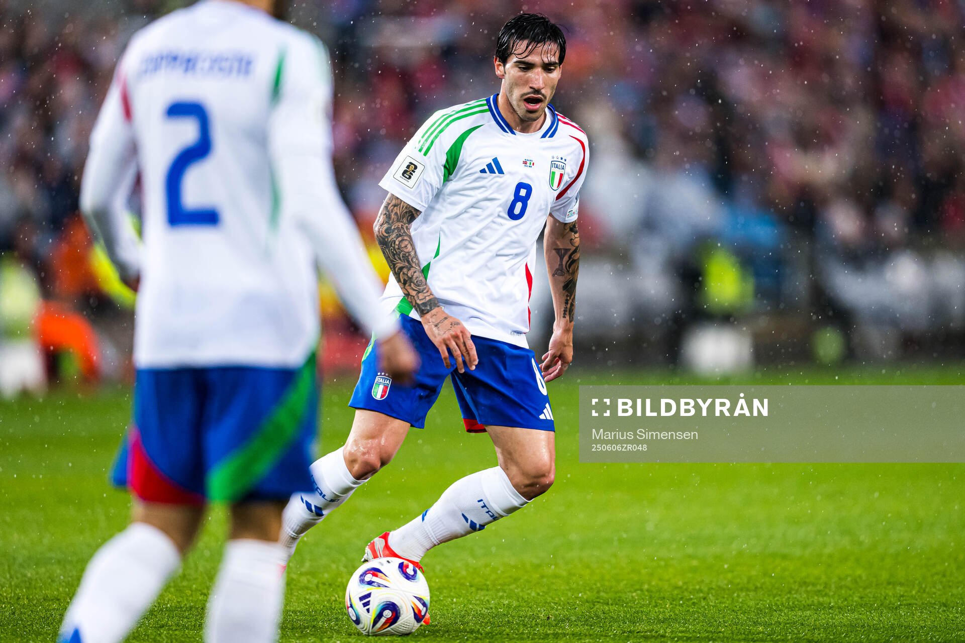 Sandro Tonali of Italy