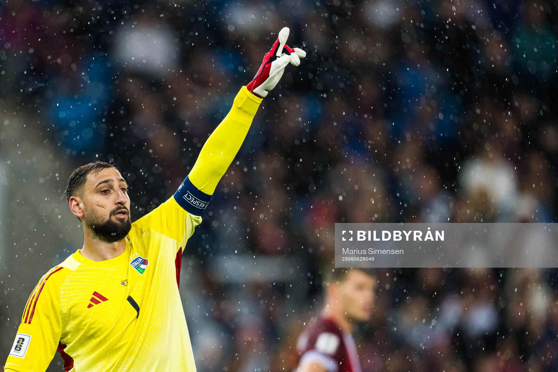 Goalkeeper Gianluigi Donnarumma of Italy