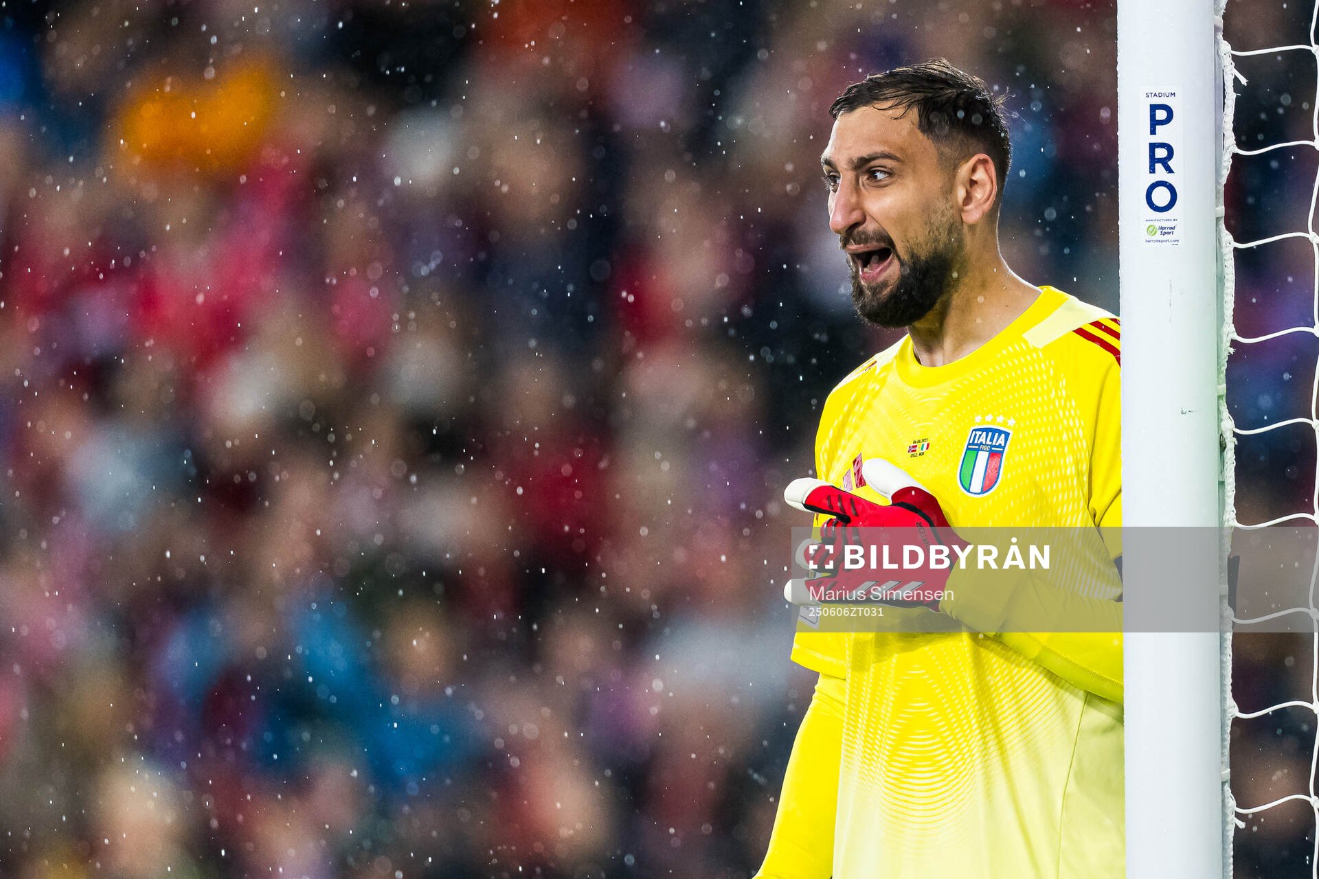 Goalkeeper Gianluigi Donnarumma of Italy