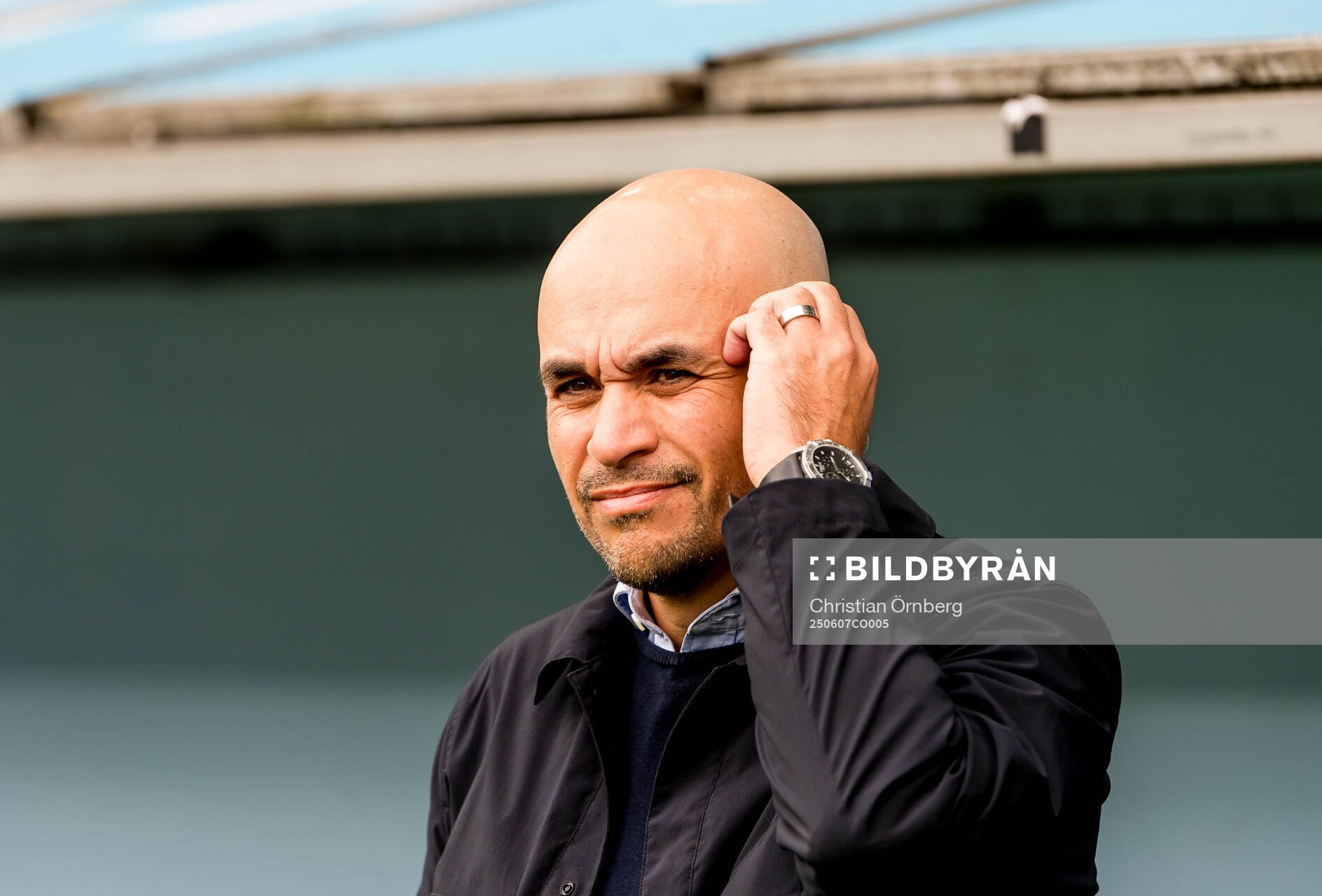 Djurgårdens tränare Marcelo Fernandez deppar