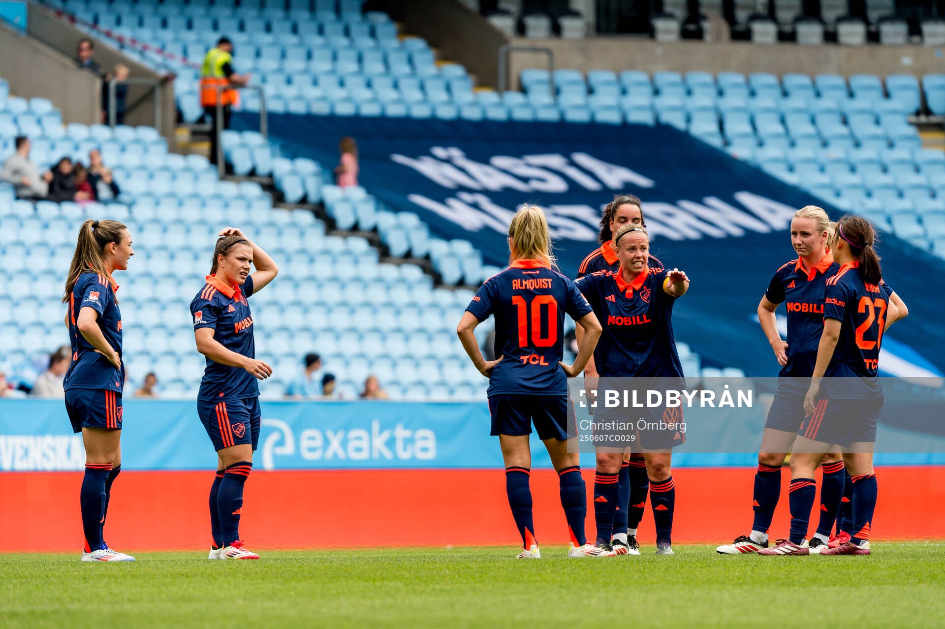Djurgårdens spelare deppar
