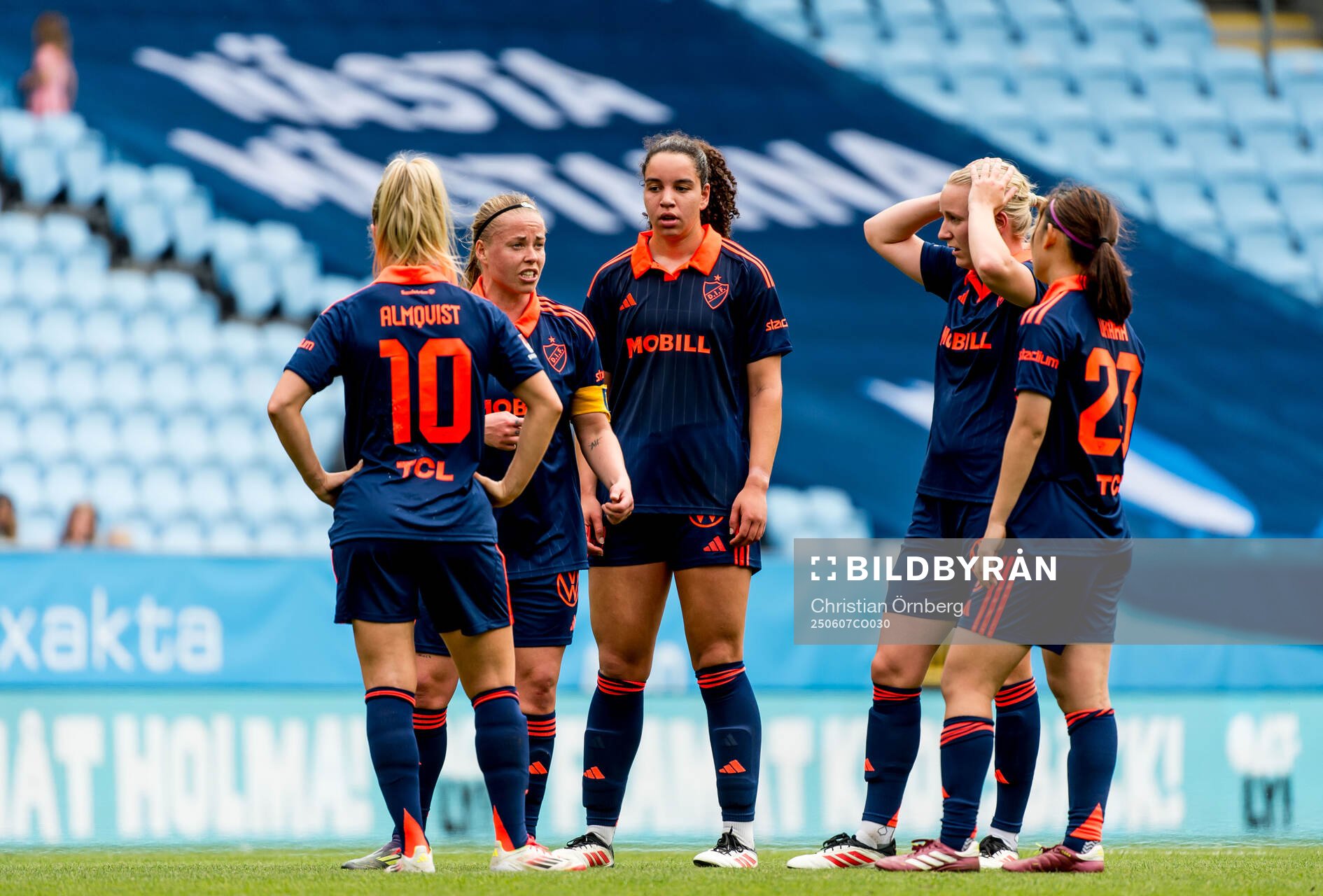 Djurgårdens spelare deppar