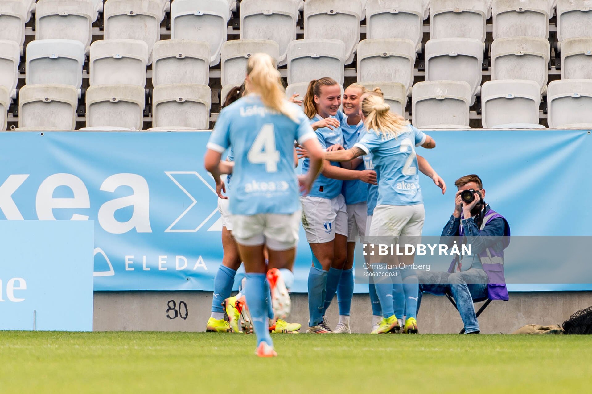 Malmö FFs Beatrice Persson jublar