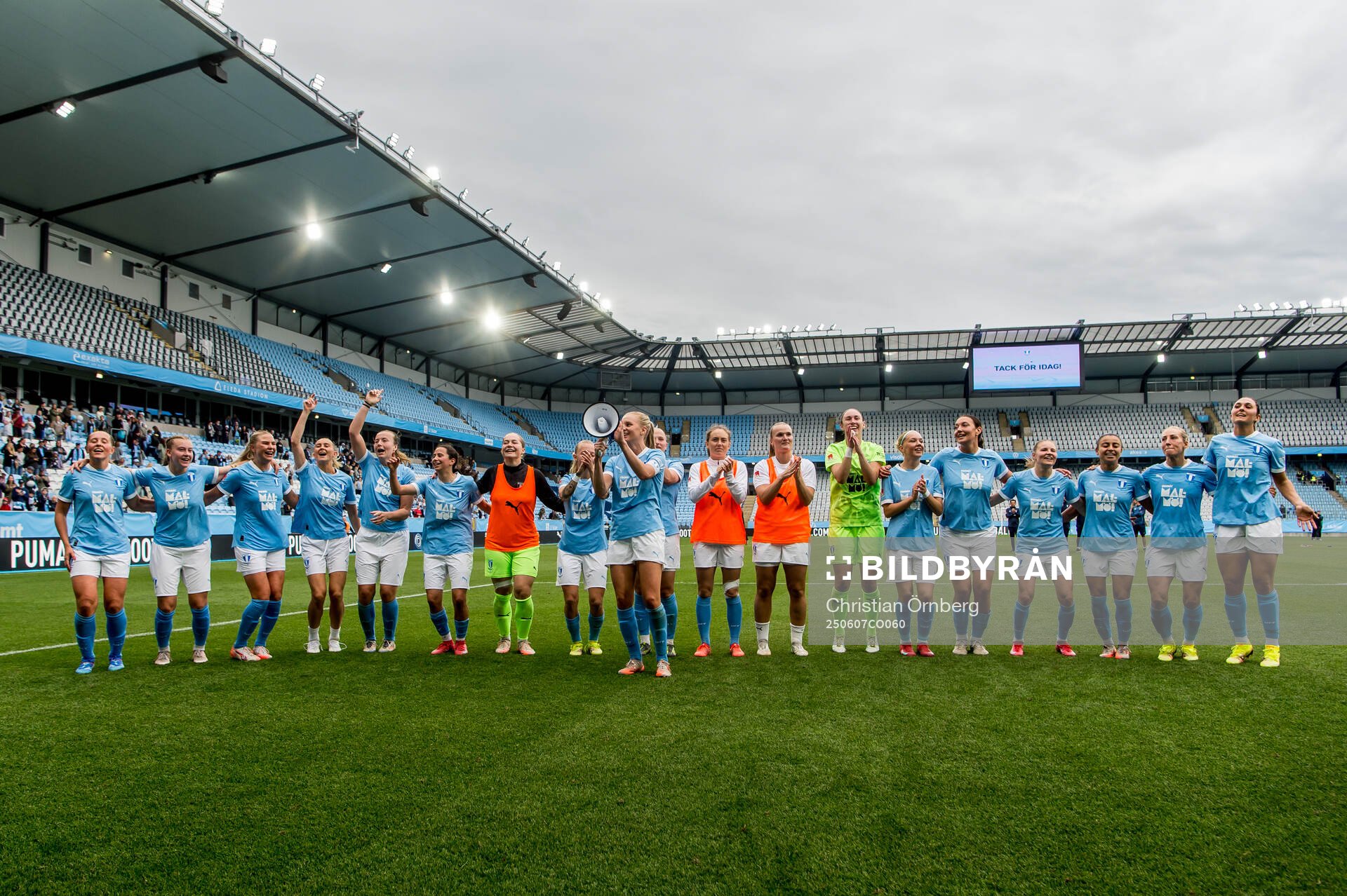 Malmö FFs spelare jublar