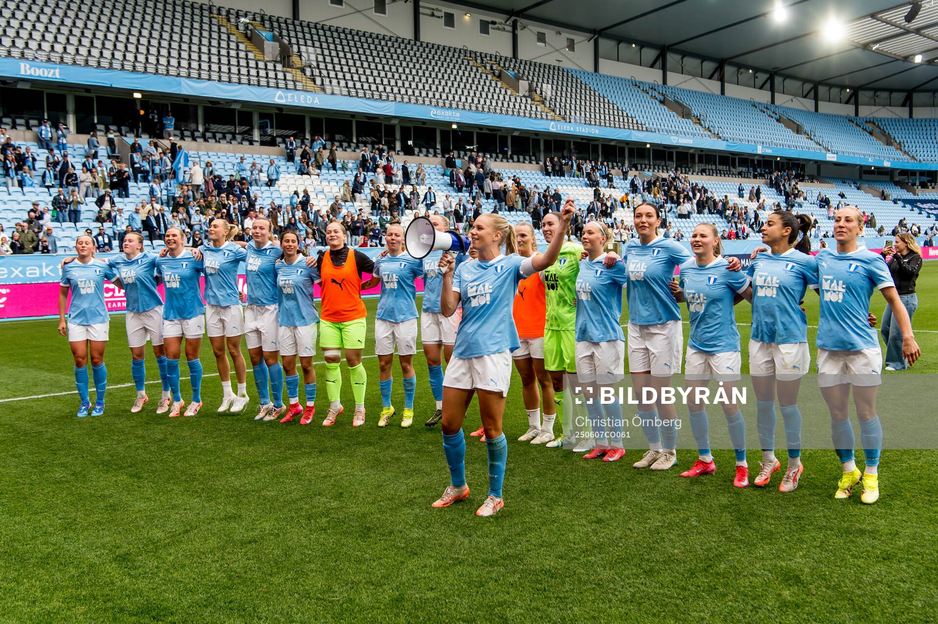 Malmö FFs spelare jublar