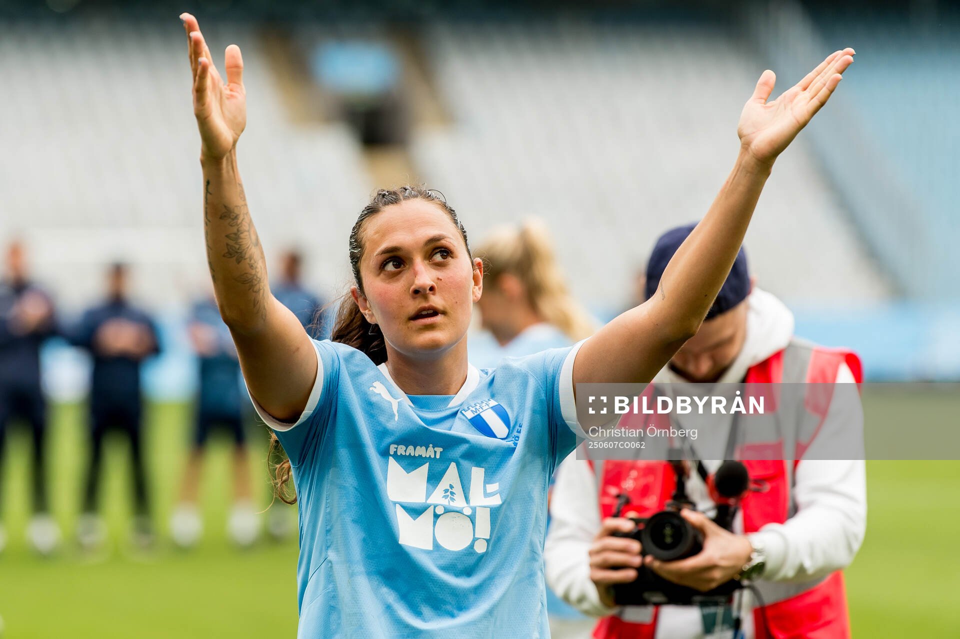Malmö FFs Isabella D'Aquila jublar