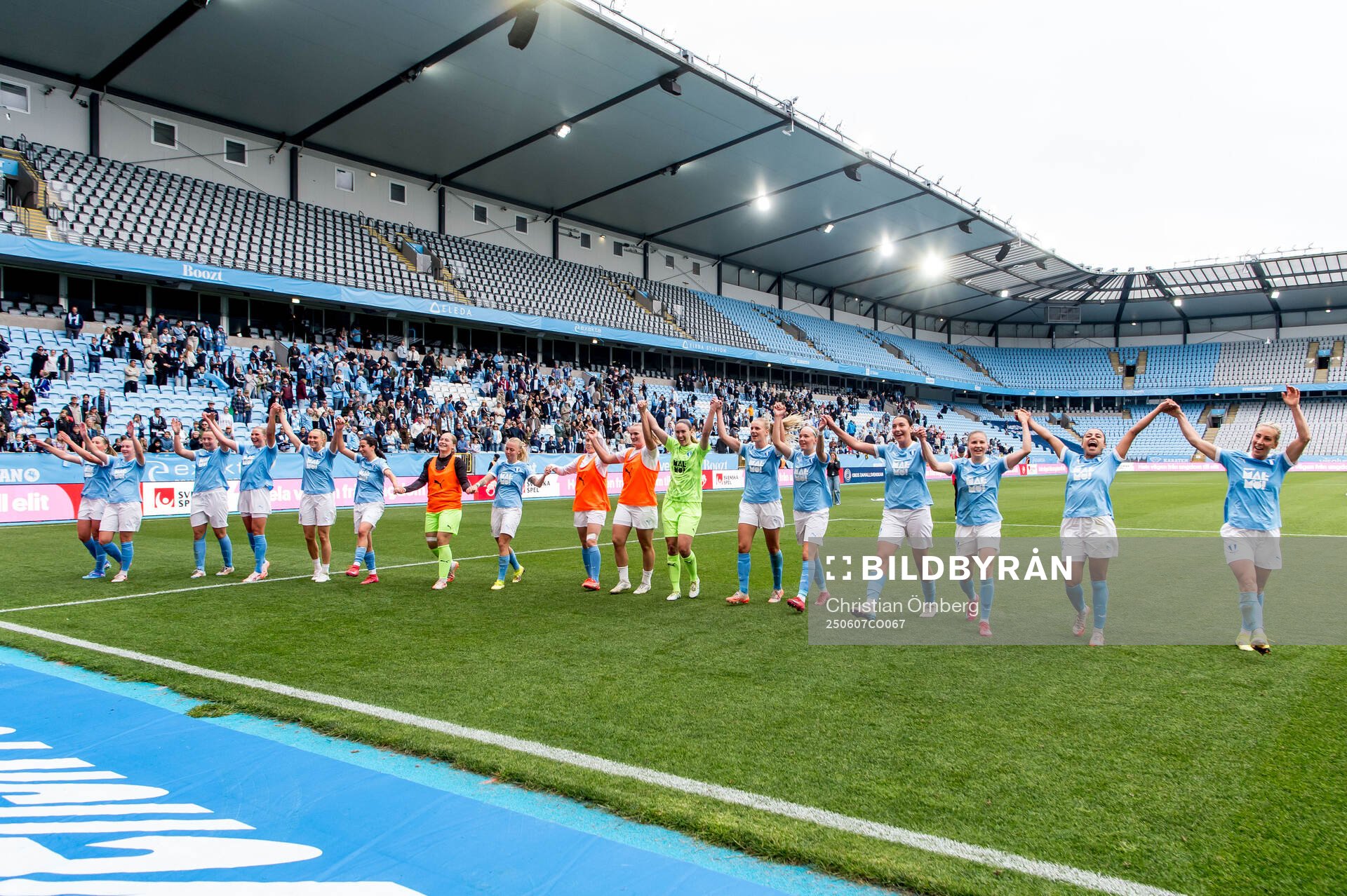 Malmö FFs spelare jublar